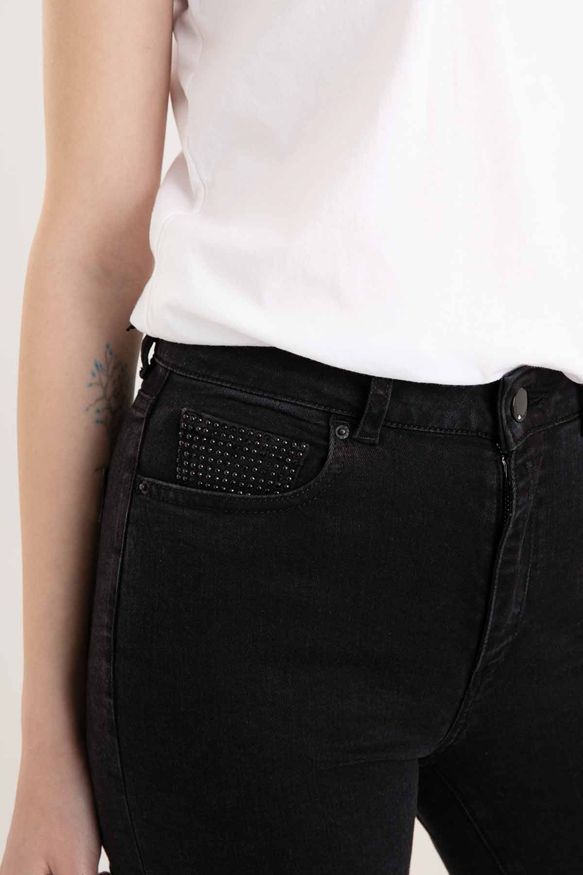 Replay Faaby Yüksek Bel Cigarette Crop Fit Yıkamalı Jeans-Libas Trendy Fashion Store