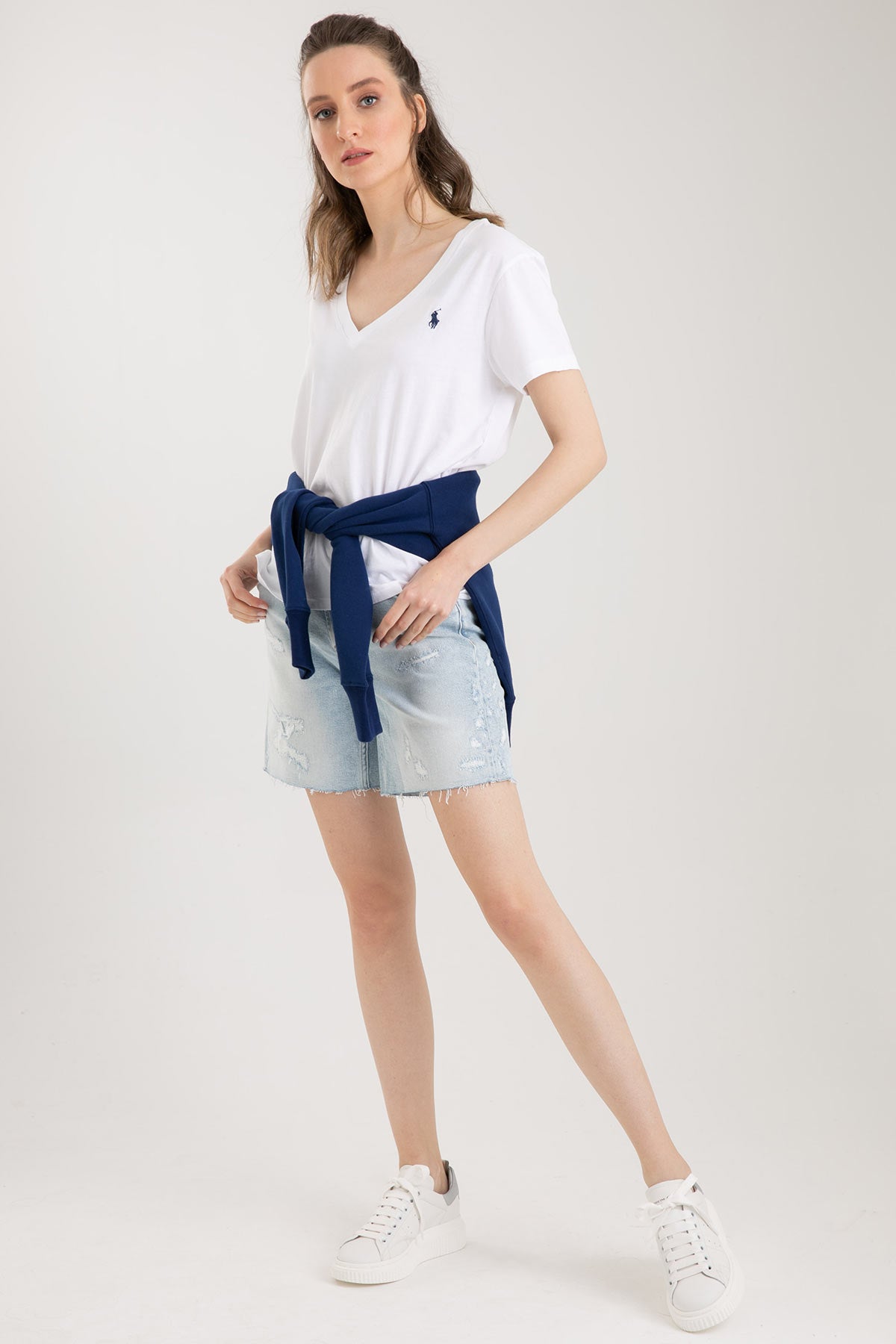 Replay Yüksek Bel Jean Şort-Libas Trendy Fashion Store