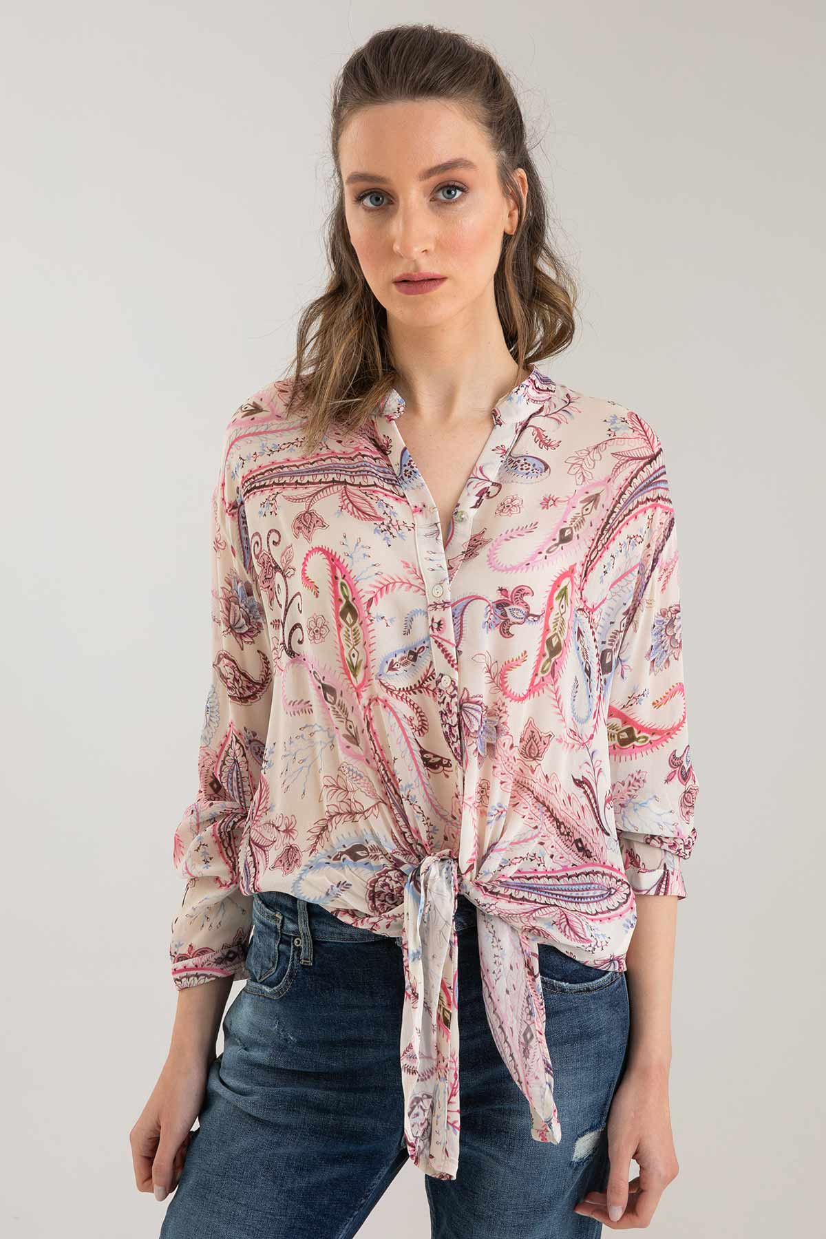 Replay Önden Bağlamalı Gömlek-Libas Trendy Fashion Store