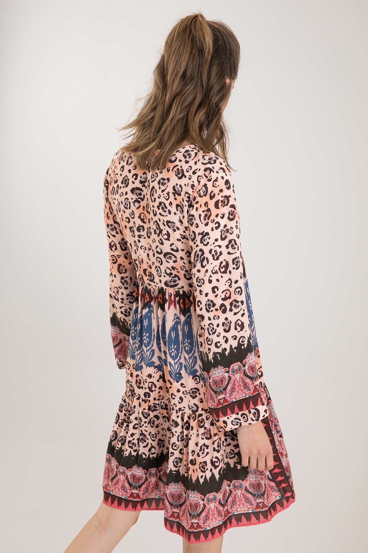 Replay V Yaka Diz Üstü Elbise-Libas Trendy Fashion Store