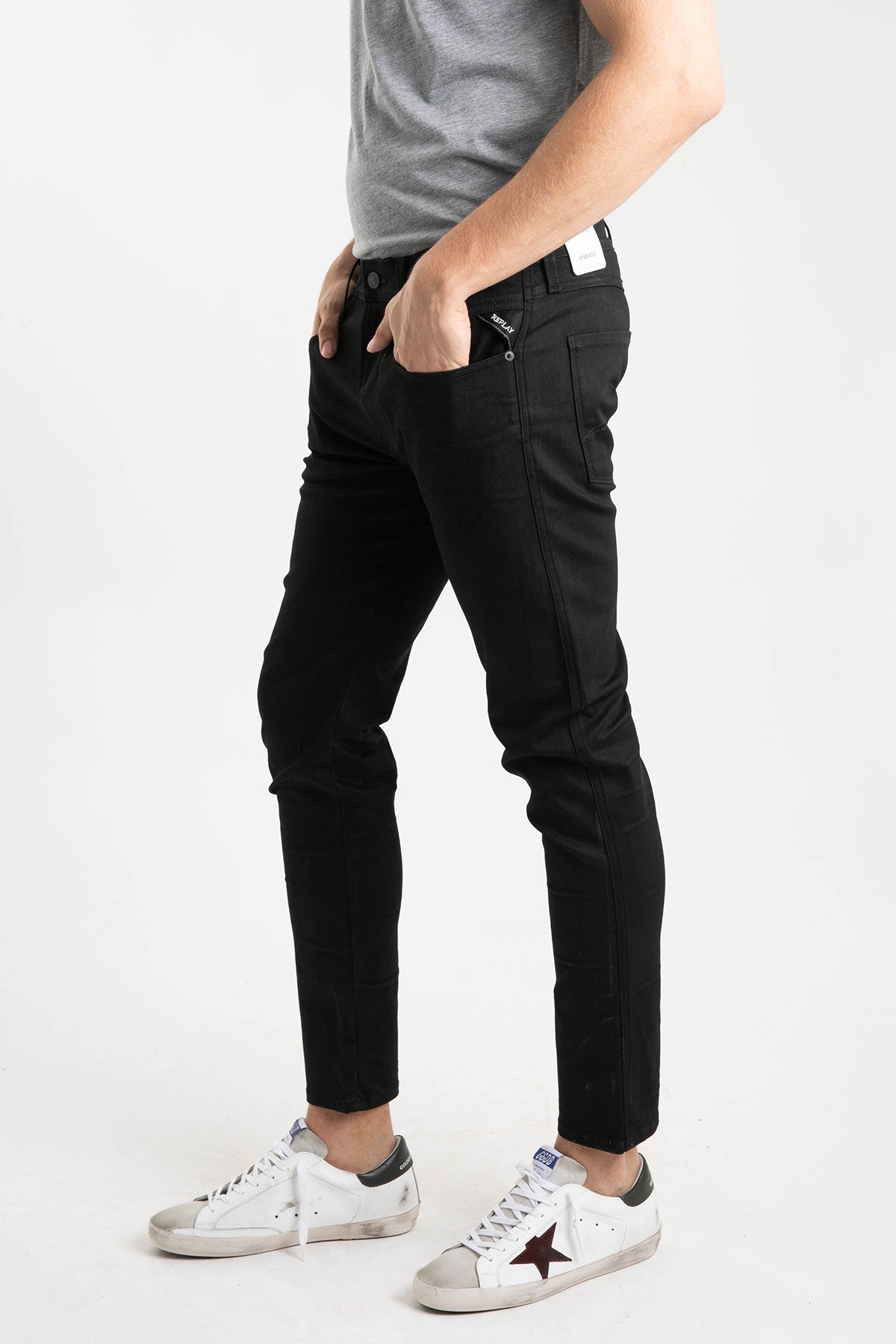 Replay Hyperflex Re-Used Anbass Slim Fit Jeans-Libas Trendy Fashion Store