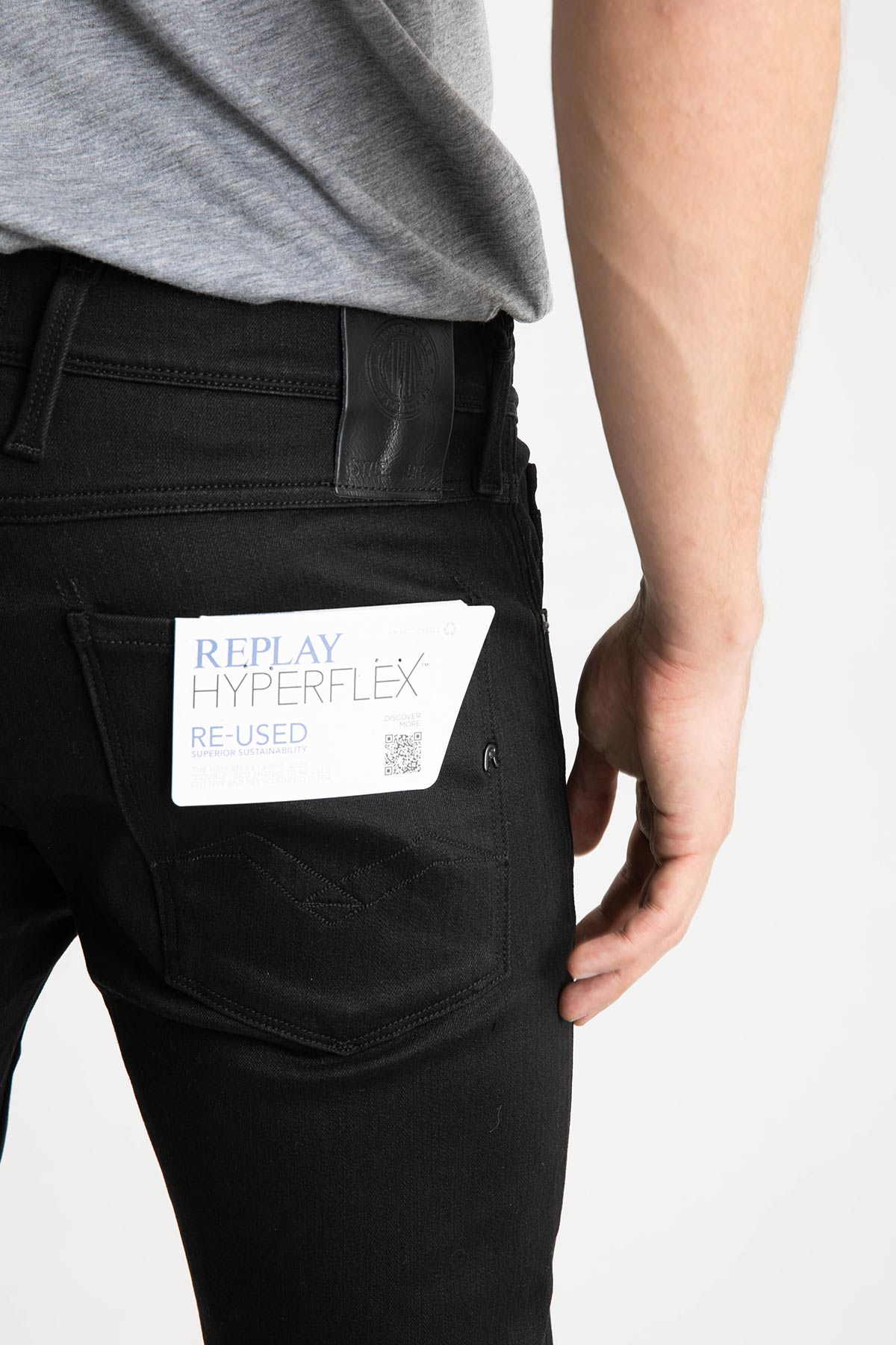 Replay Hyperflex Re-Used Anbass Slim Fit Jeans-Libas Trendy Fashion Store