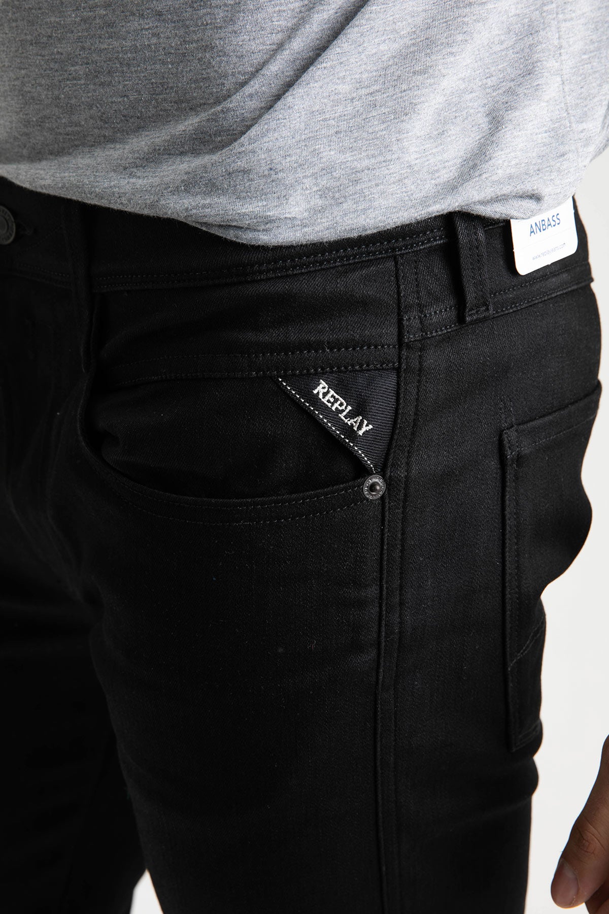 Replay Hyperflex Re-Used Anbass Slim Fit Jeans-Libas Trendy Fashion Store
