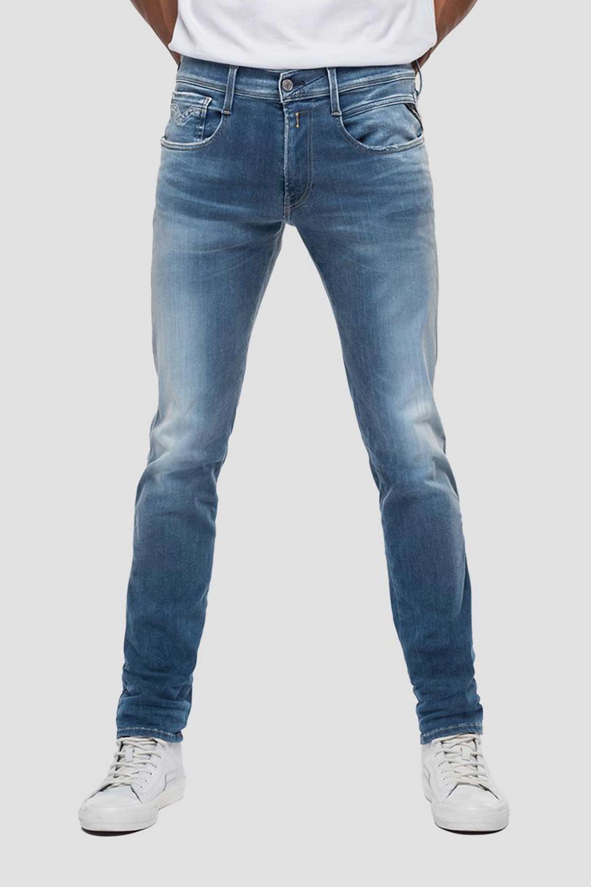 Replay Anbass Hyperflex Re-Used Slim Fit Jeans-Libas Trendy Fashion Store