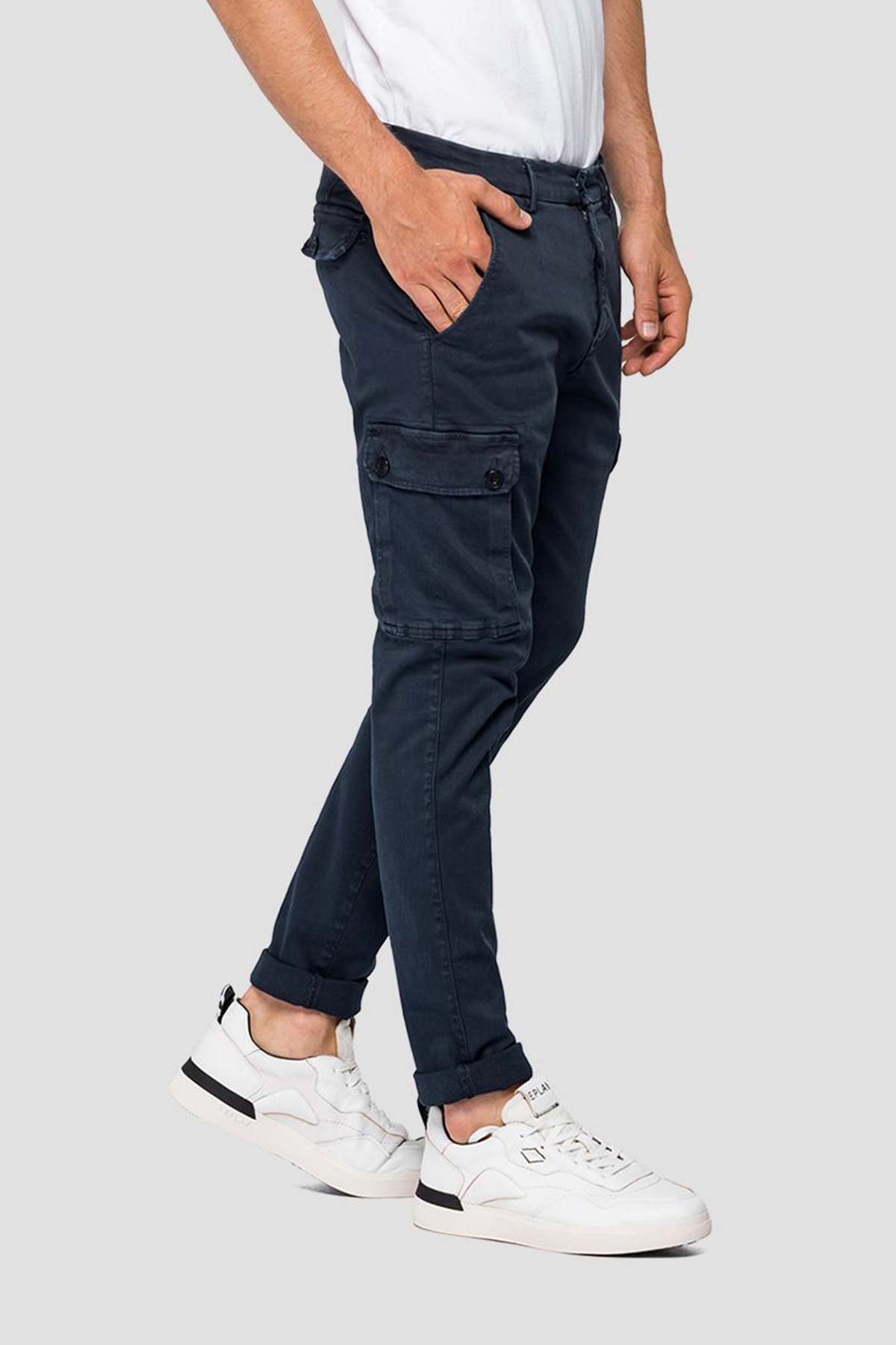 Replay Jaan Hyperflex Kargo Pantolon-Libas Trendy Fashion Store