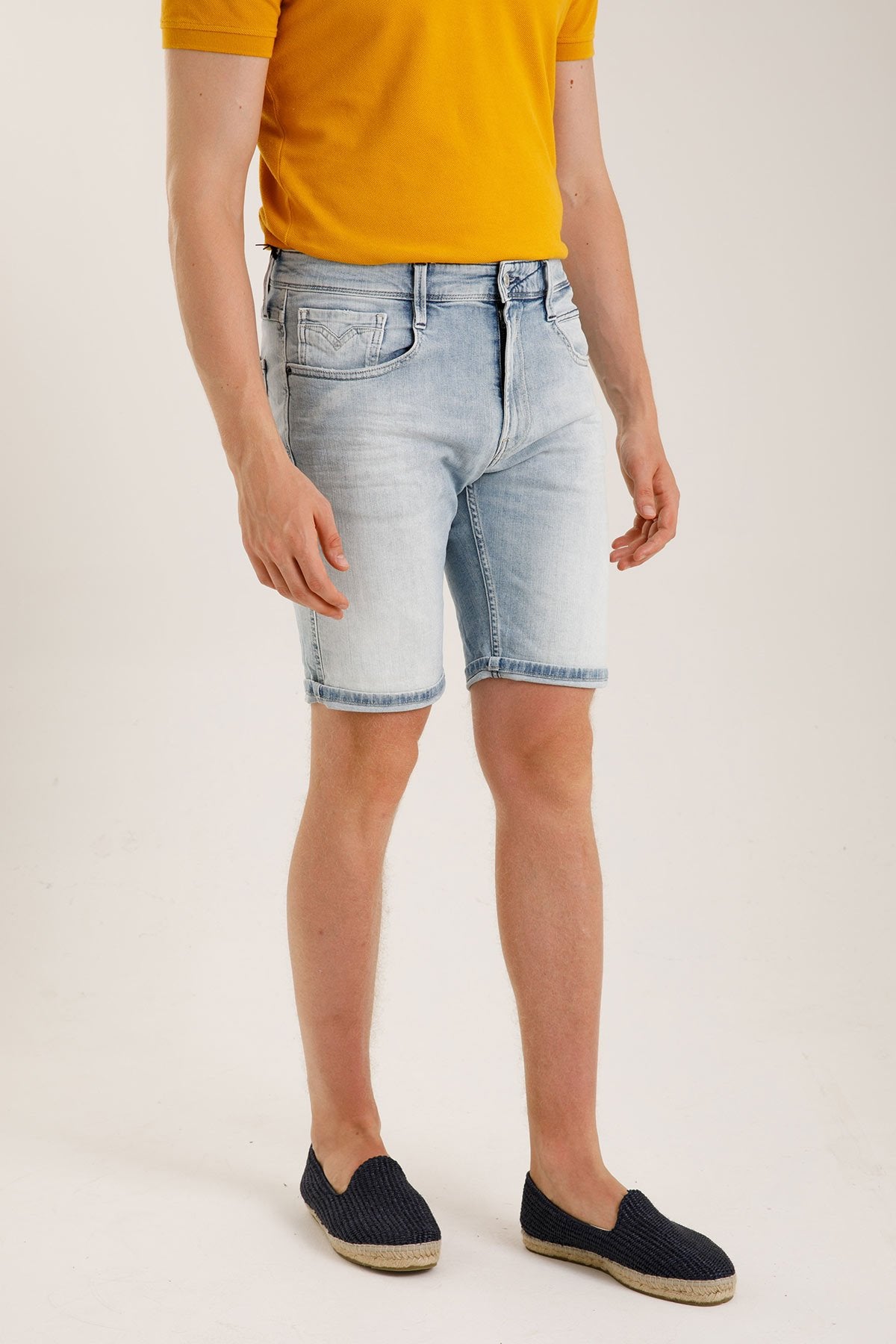 Replay Biopack Organic New Anbass Jean Şort-Libas Trendy Fashion Store