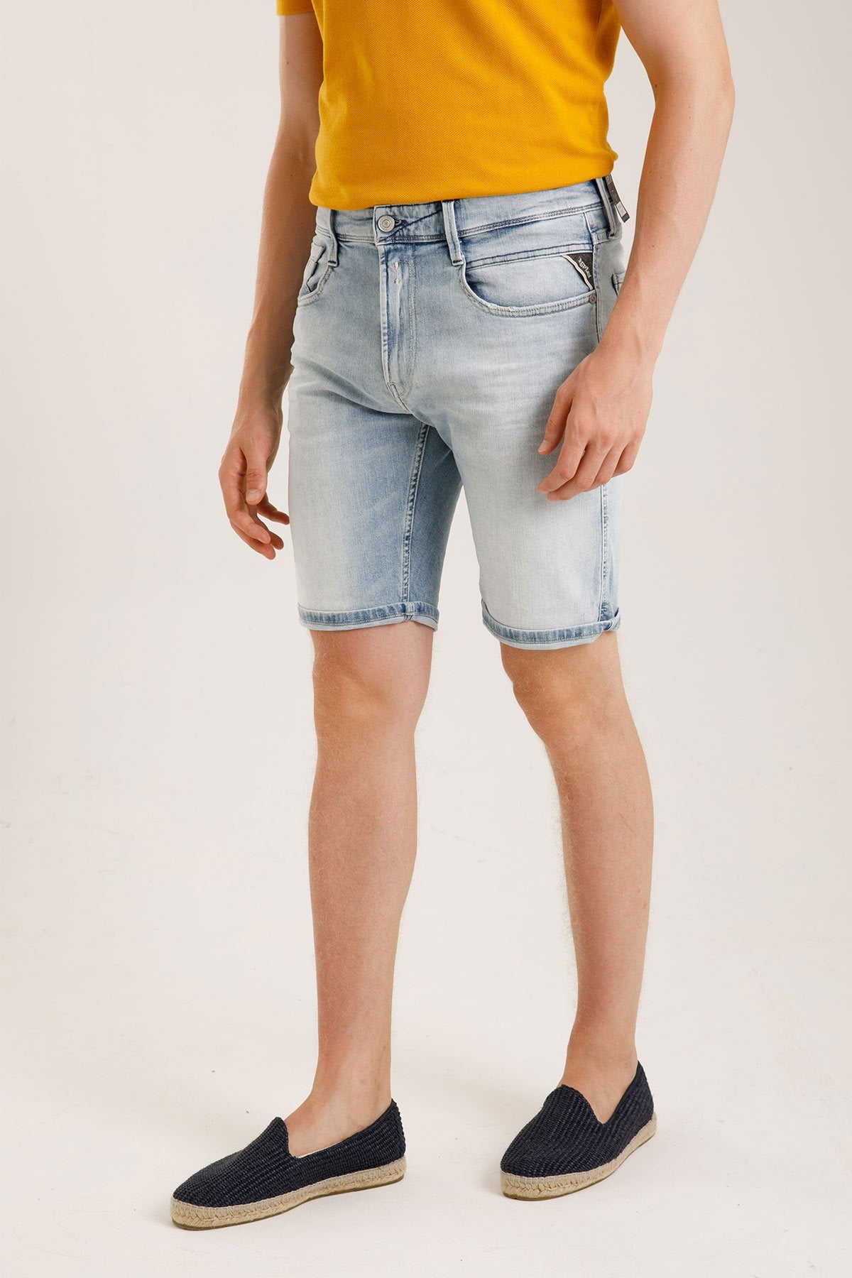 Replay Biopack Organic New Anbass Jean Şort-Libas Trendy Fashion Store