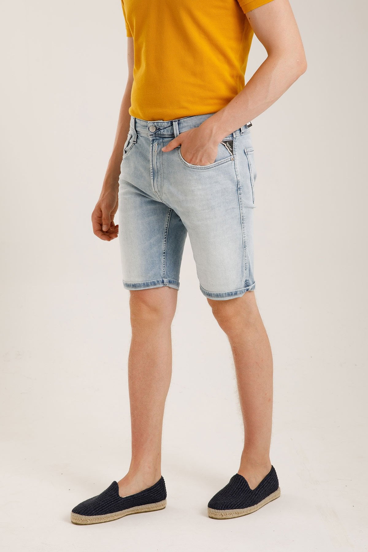 Replay Biopack Organic New Anbass Jean Şort-Libas Trendy Fashion Store