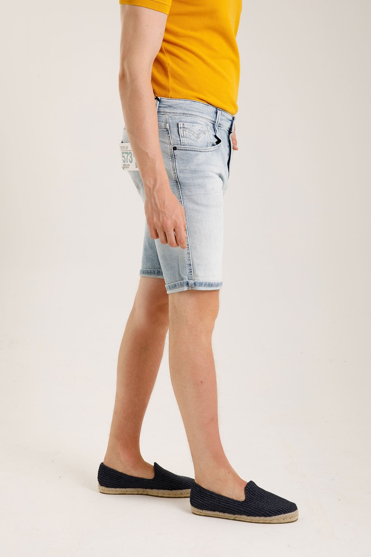 Replay Biopack Organic New Anbass Jean Şort-Libas Trendy Fashion Store