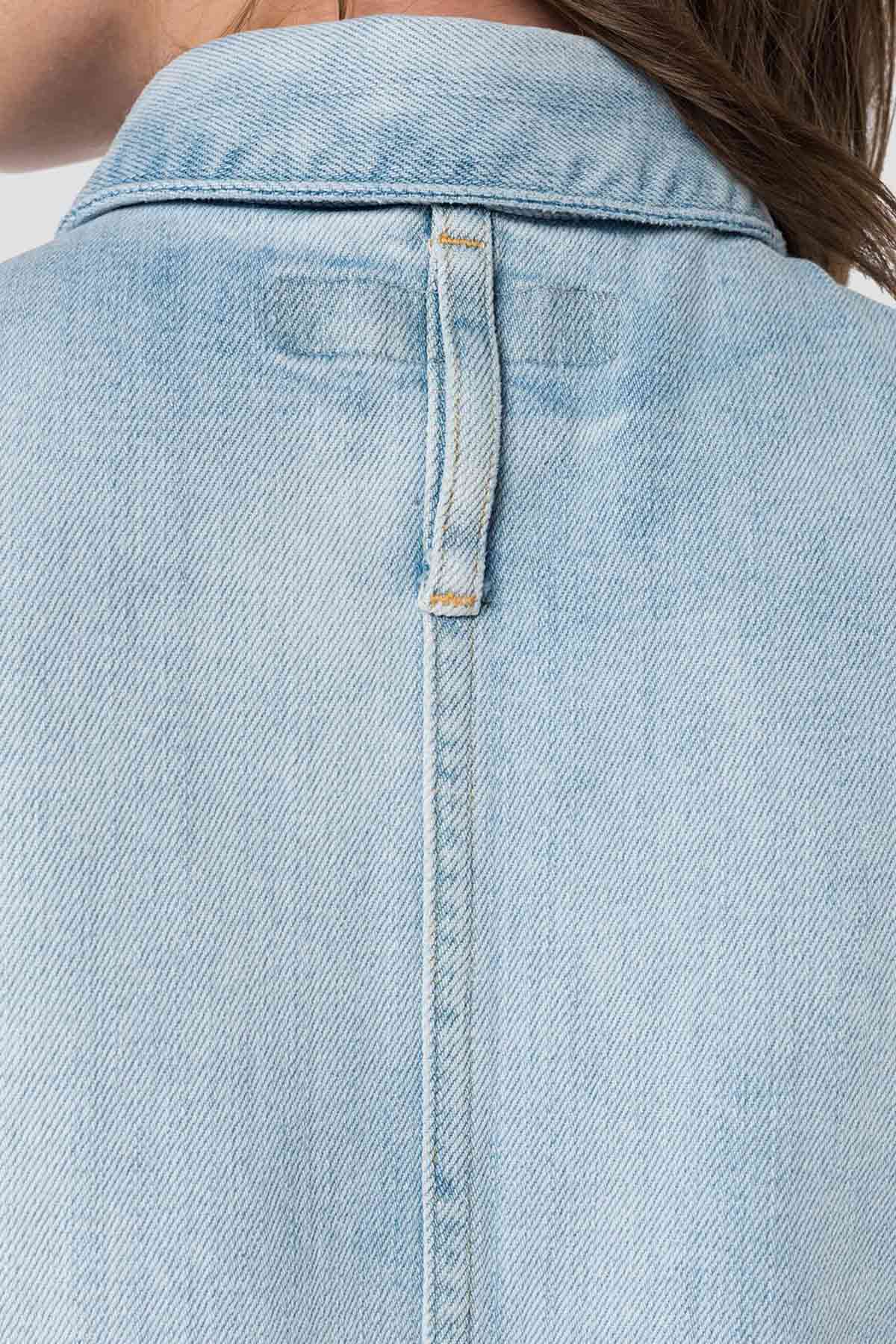 Replay Balon Kollu Mini Denim Elbise-Libas Trendy Fashion Store