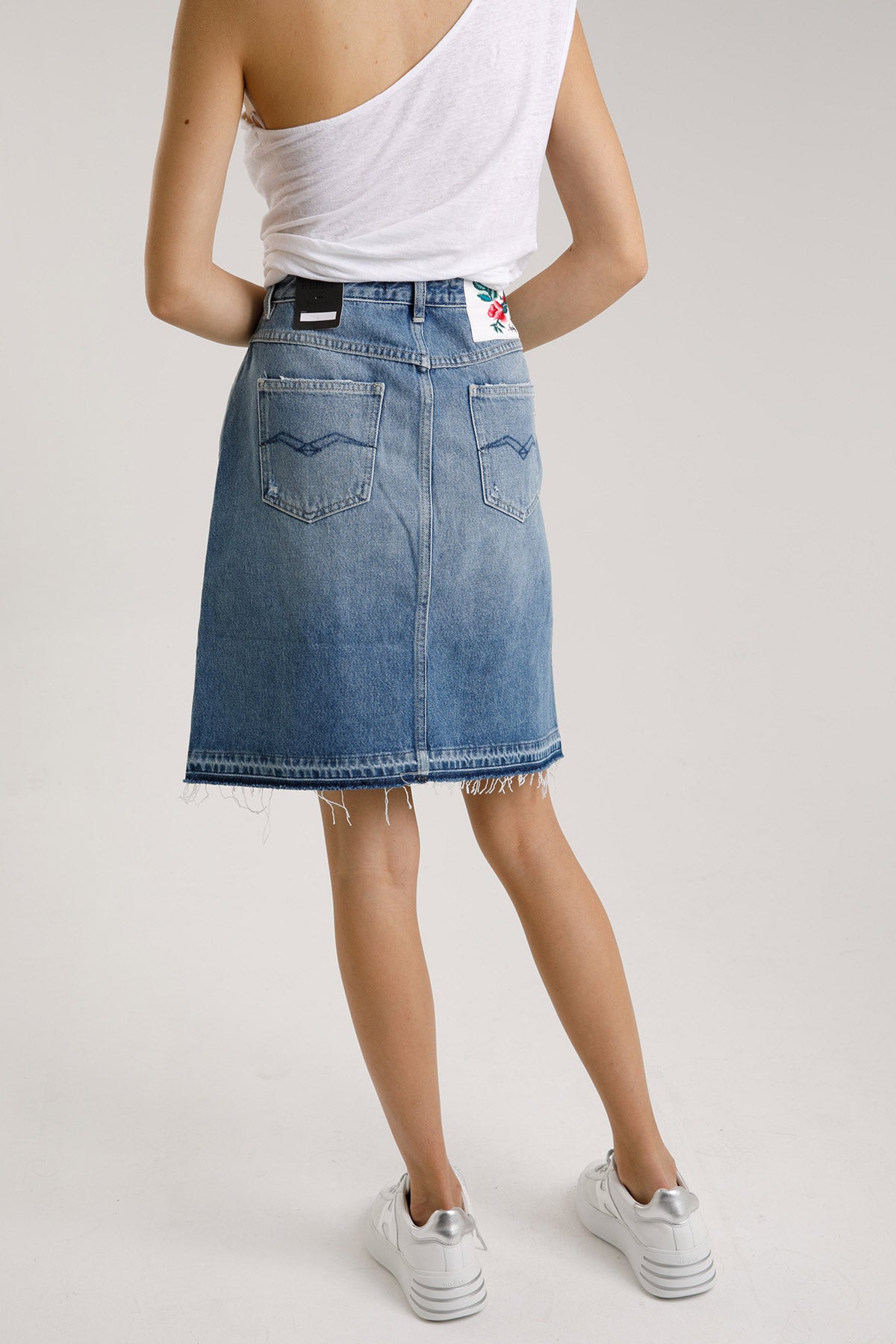 Replay Diz Üstü Denim Etek-Libas Trendy Fashion Store