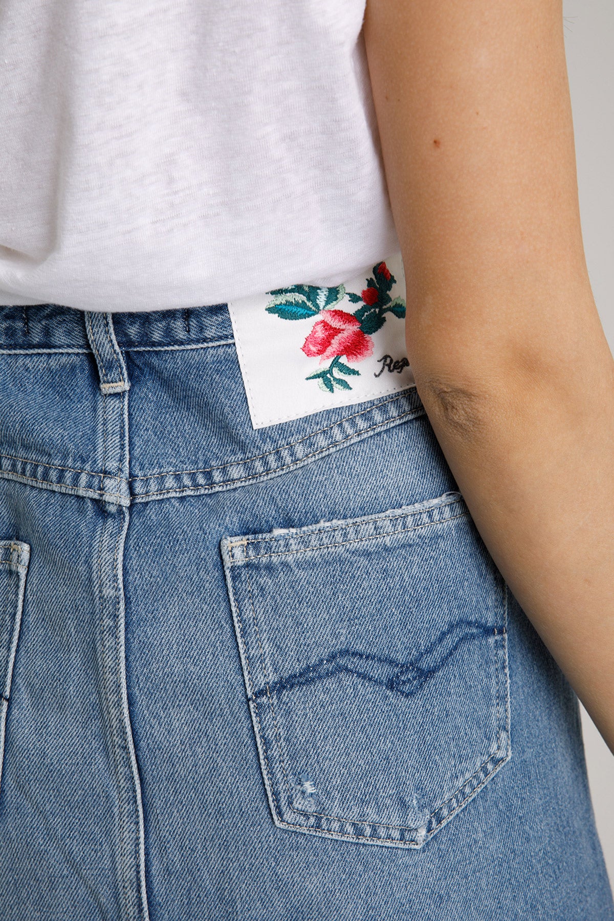 Replay Diz Üstü Denim Etek-Libas Trendy Fashion Store