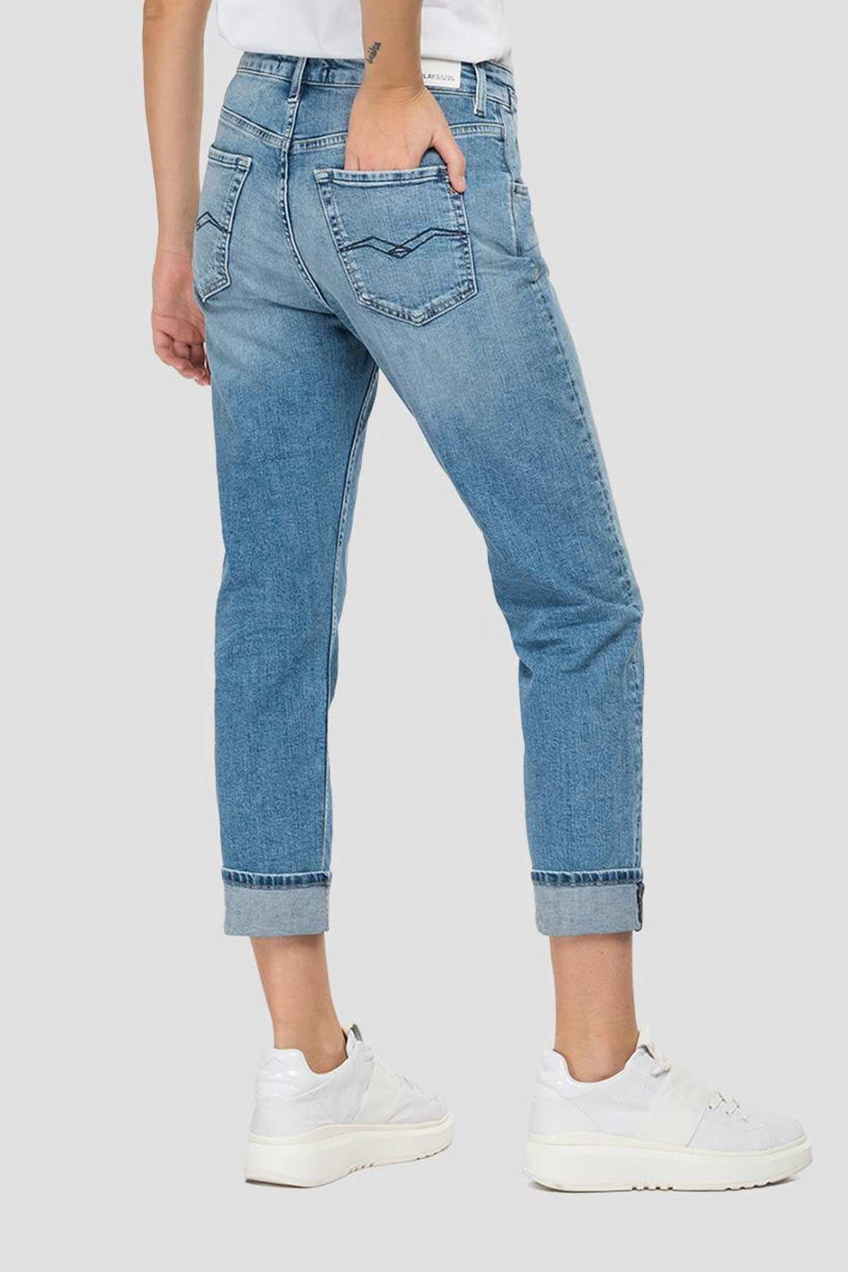 Replay Marty Slim Boyfriend Fit Biopack Organic Jeans-Libas Trendy Fashion Store
