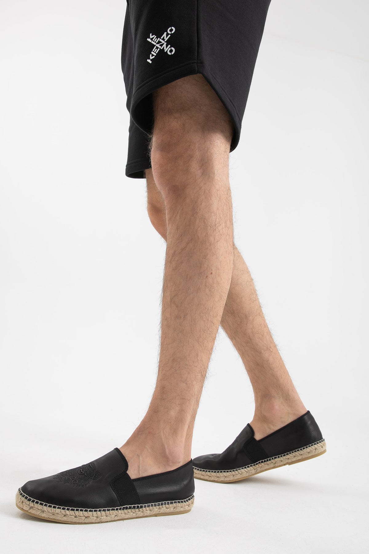 Kenzo Kaplan Logolu Deri Espadril Ayakkabı-Libas Trendy Fashion Store