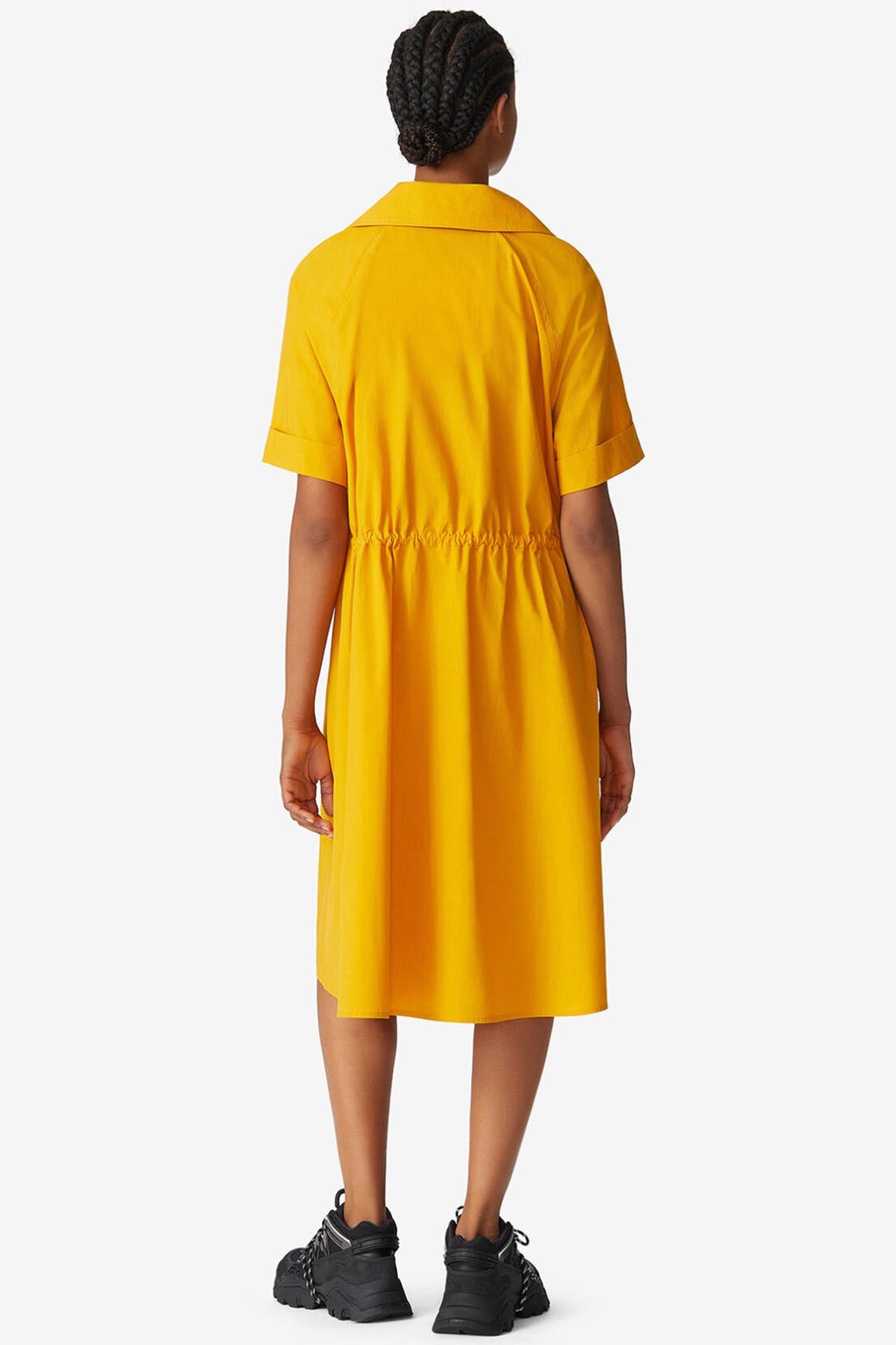 Kenzo Belden Büzgülü Midi Boy Elbise-Libas Trendy Fashion Store