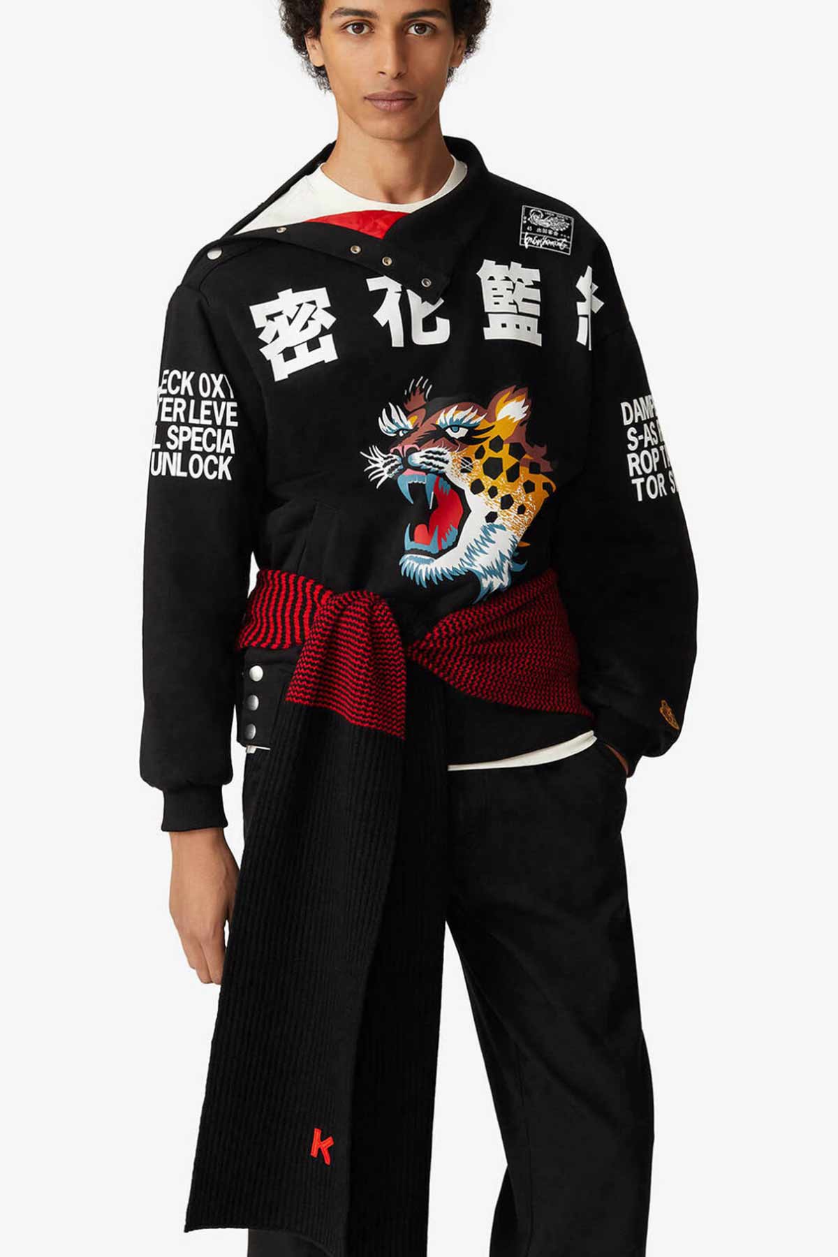 Kenzo İçi Dolgulu Çita Logolu Sweatshirt-Libas Trendy Fashion Store