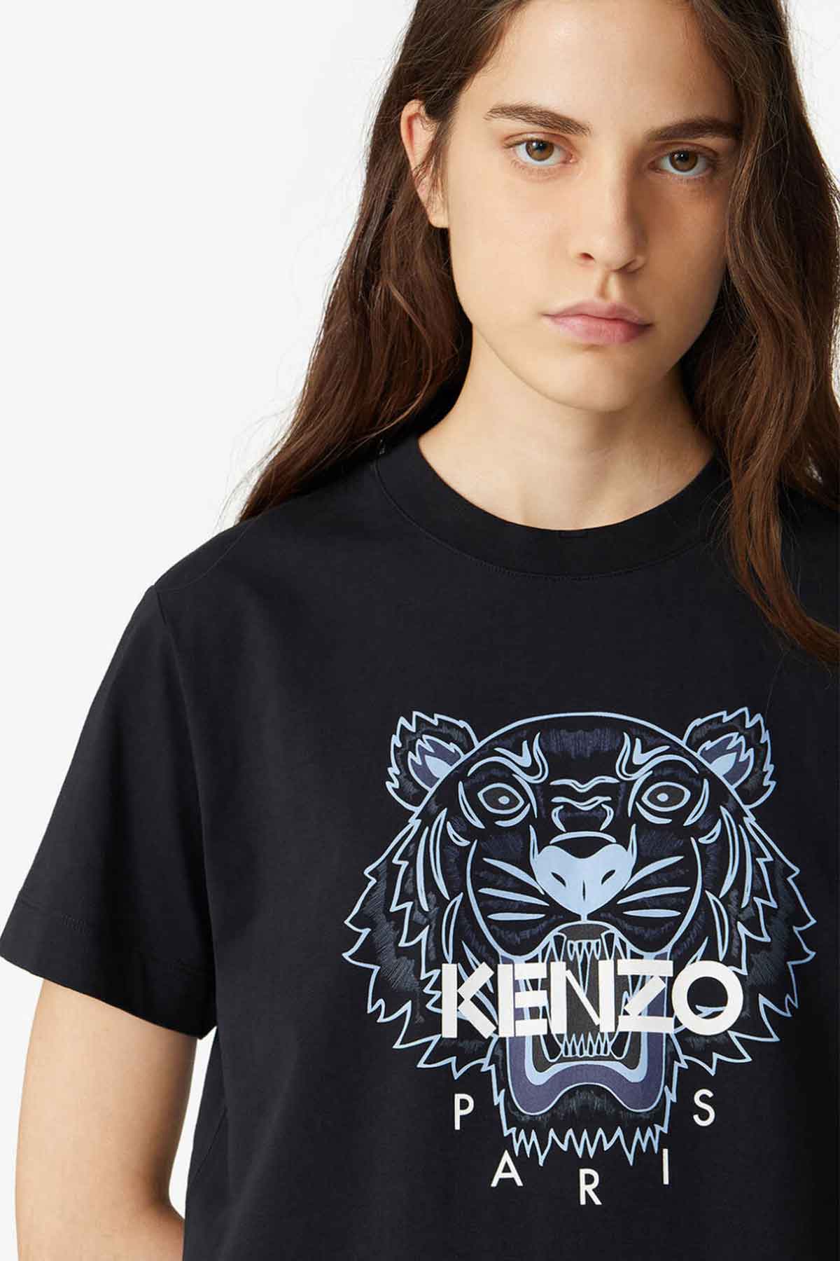 Kenzo Kaplan Logolu T-shirt Elbise-Libas Trendy Fashion Store