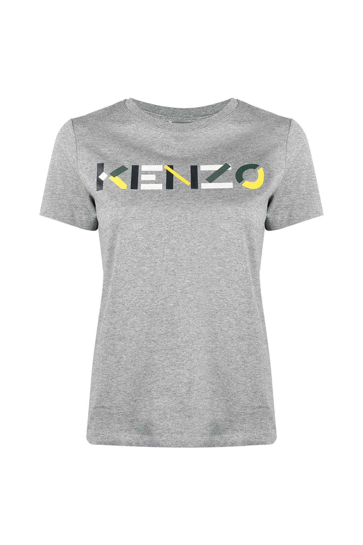 Kenzo Yuvarlak Yaka Logolu T-shirt-Libas Trendy Fashion Store