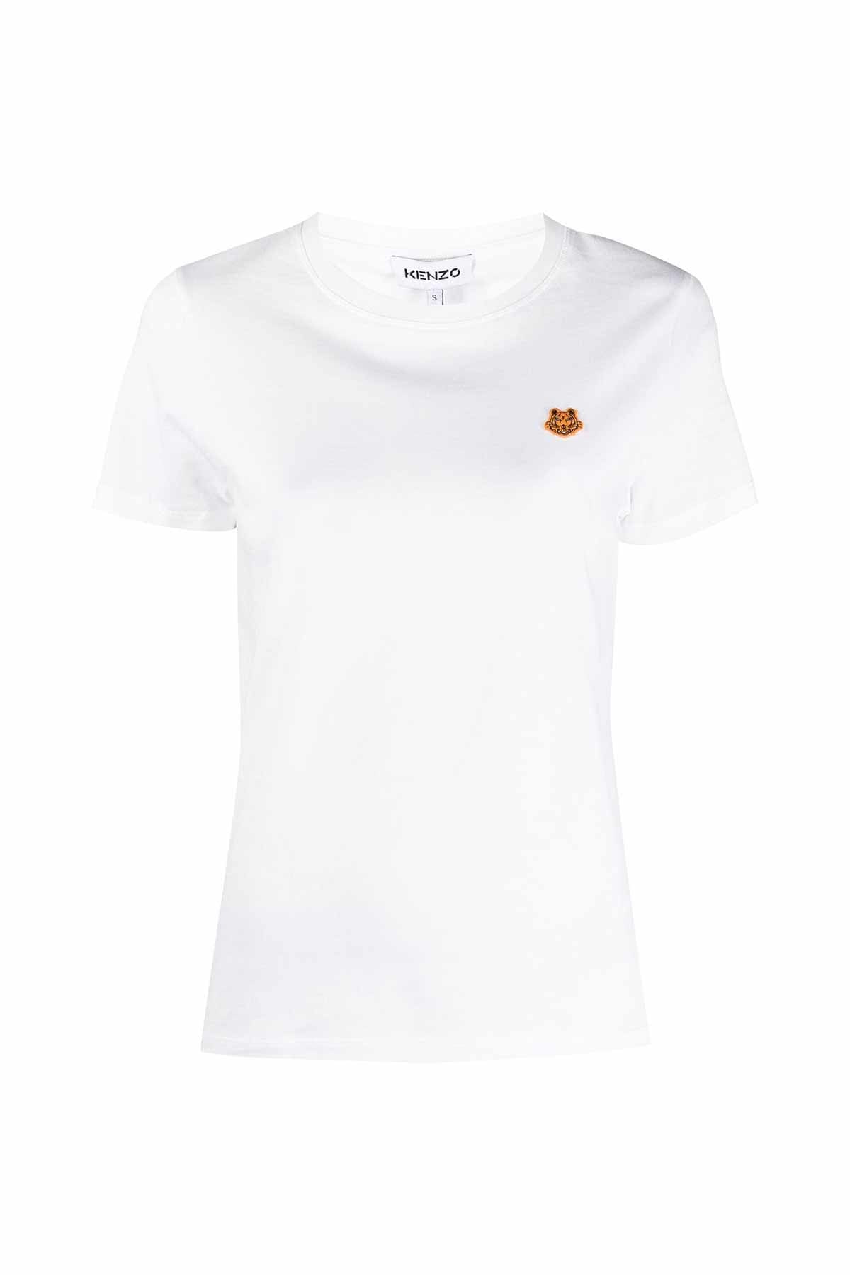 Kenzo Kaplan Logolu Yuvarlak Yaka T-shirt-Libas Trendy Fashion Store