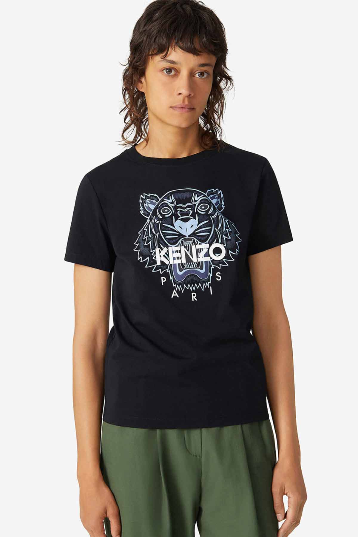 Kenzo Kaplan Logolu T-shirt-Libas Trendy Fashion Store