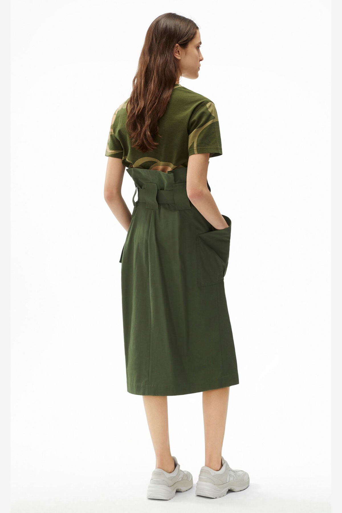 Kenzo Büyük Spor Cepli Midi Etek-Libas Trendy Fashion Store