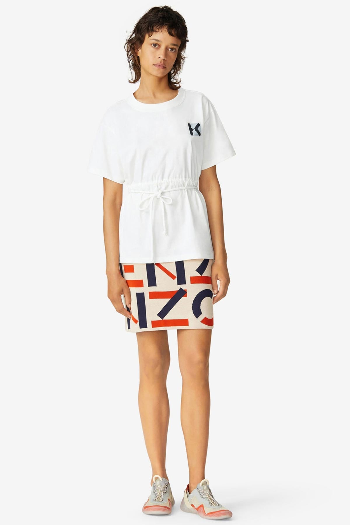 Kenzo Sport Belden Bağlamalı T-shirt-Libas Trendy Fashion Store