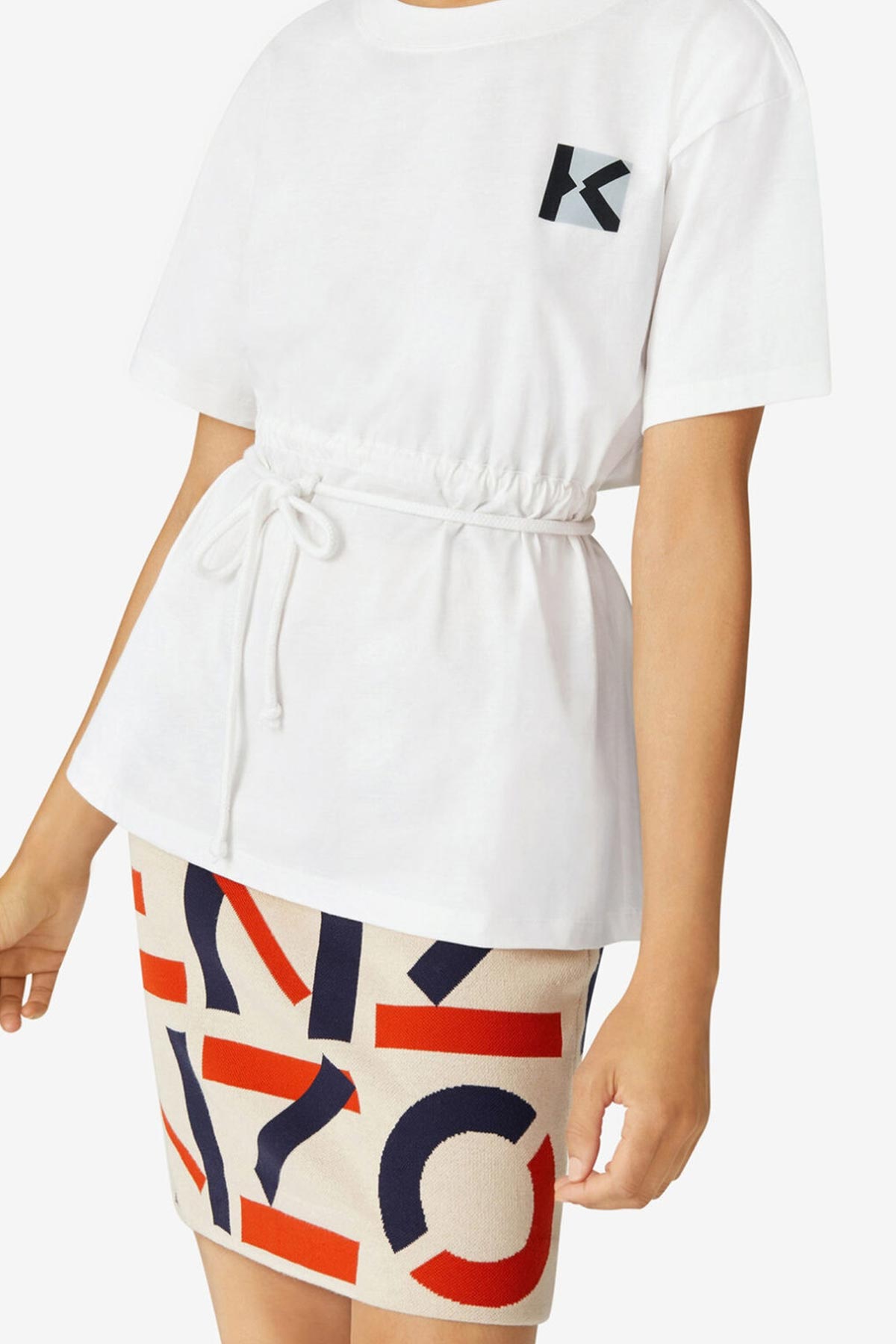 Kenzo Sport Belden Bağlamalı T-shirt-Libas Trendy Fashion Store
