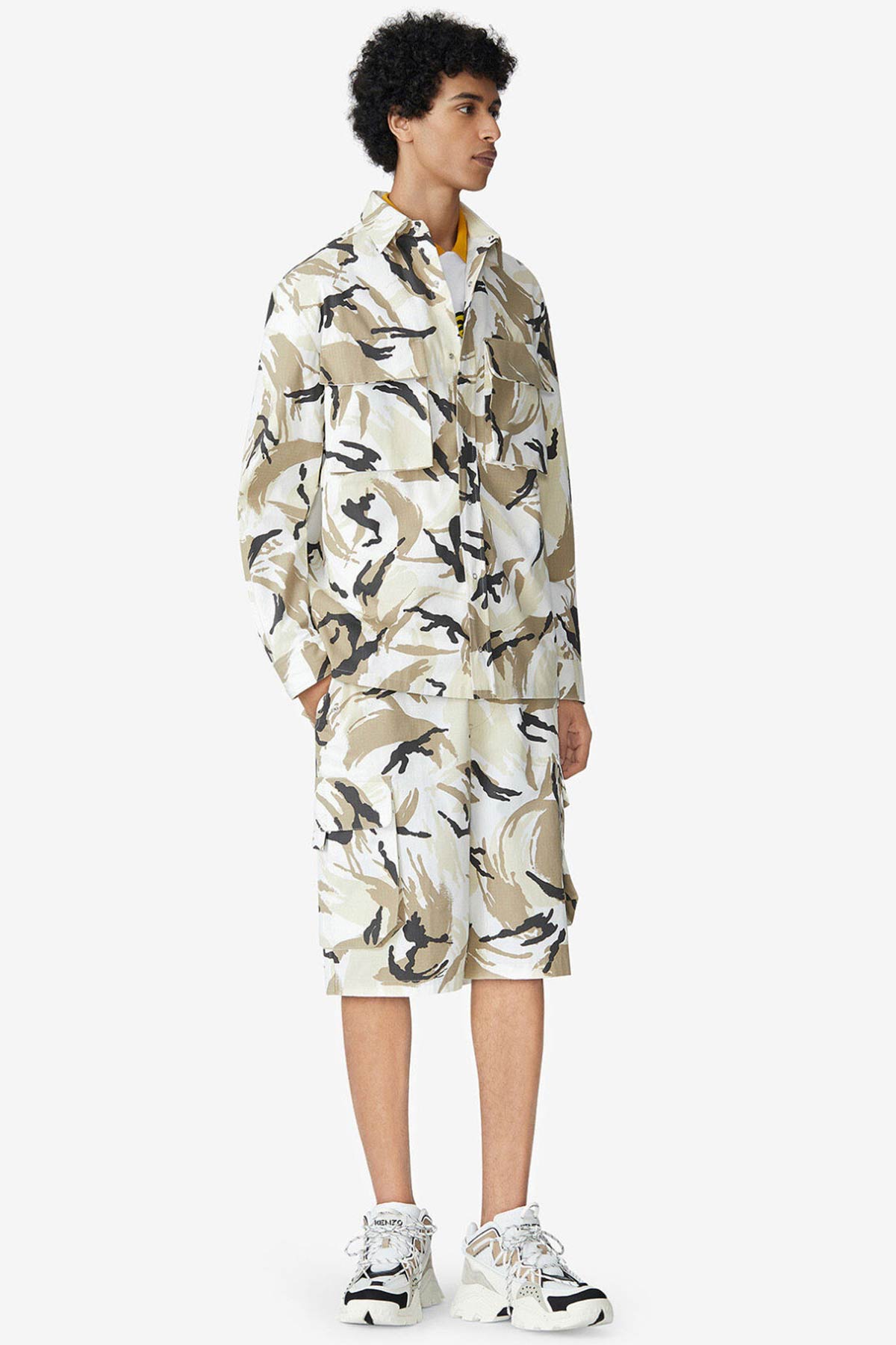 Kenzo Tropic Camo Desenli Gömlek Ceket-Libas Trendy Fashion Store