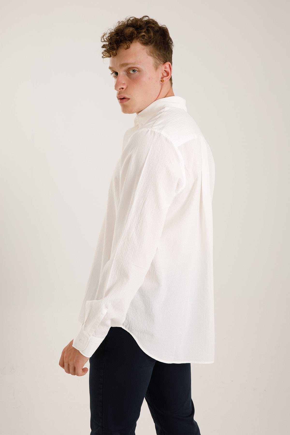 Kenzo Geniş Kesim Gofre Gömlek-Libas Trendy Fashion Store