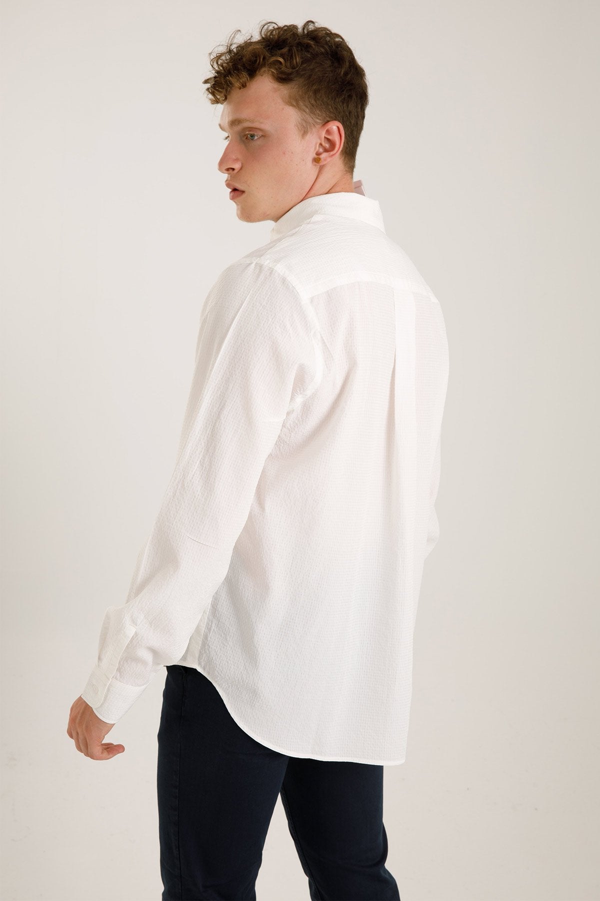 Kenzo Geniş Kesim Gofre Gömlek-Libas Trendy Fashion Store