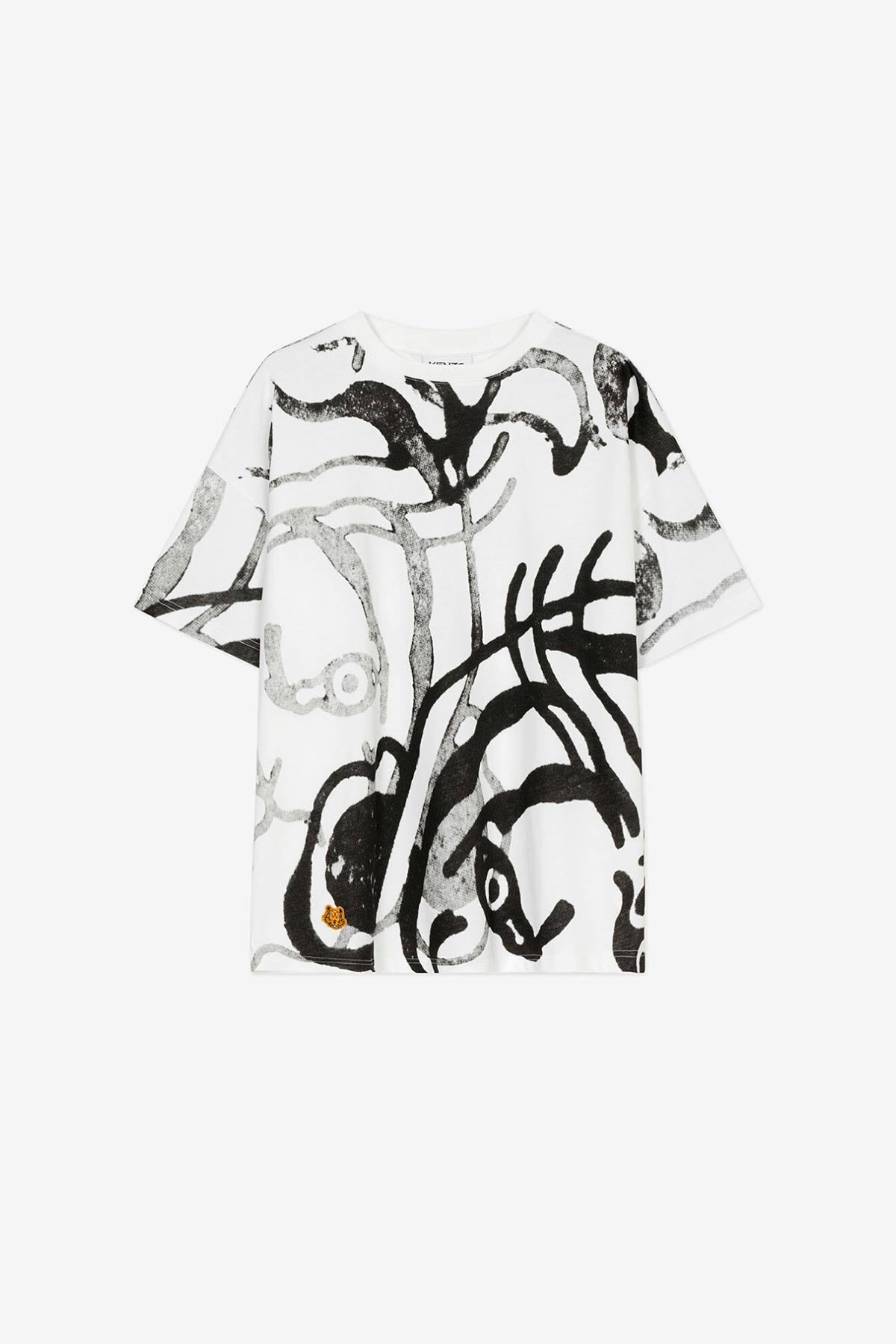 Kenzo Boxy Fit Logolu T-shirt-Libas Trendy Fashion Store