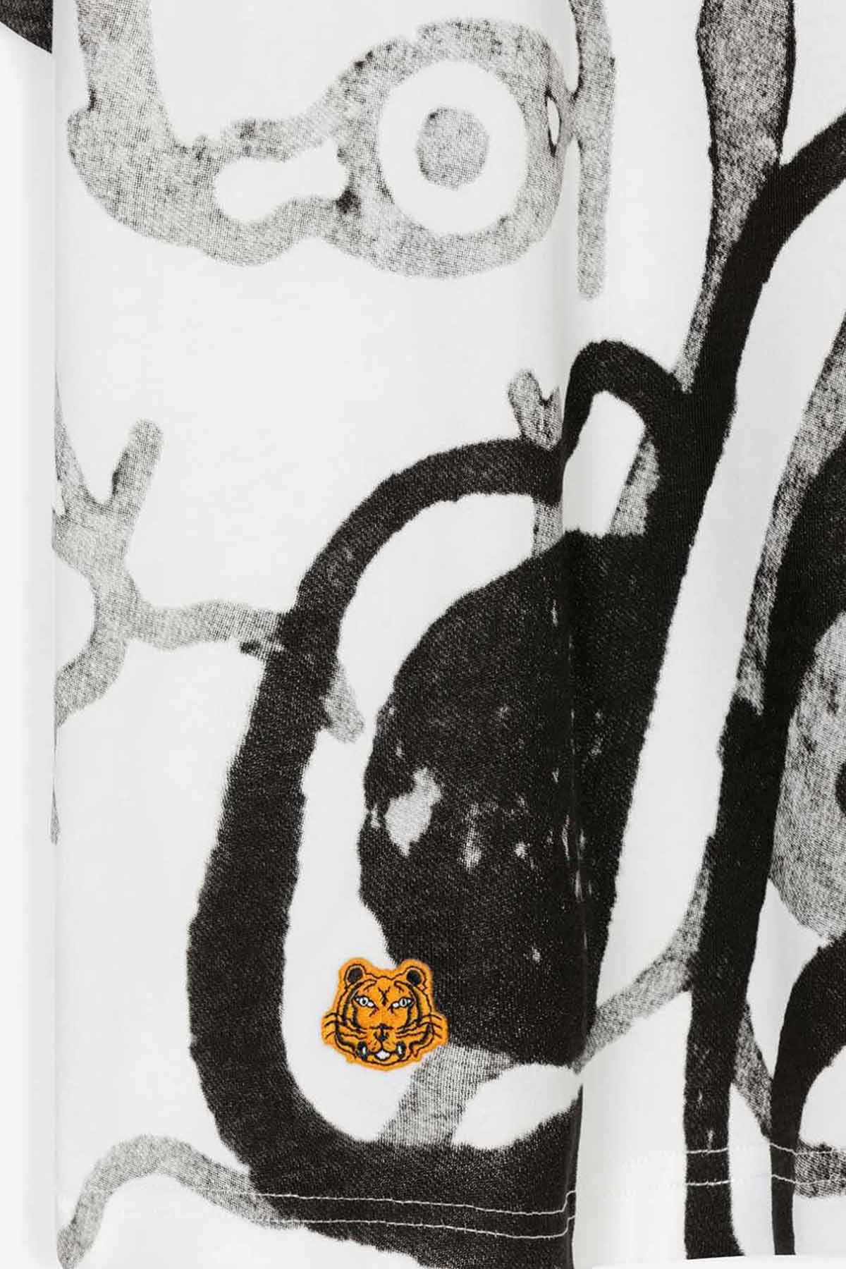 Kenzo Boxy Fit Logolu T-shirt-Libas Trendy Fashion Store