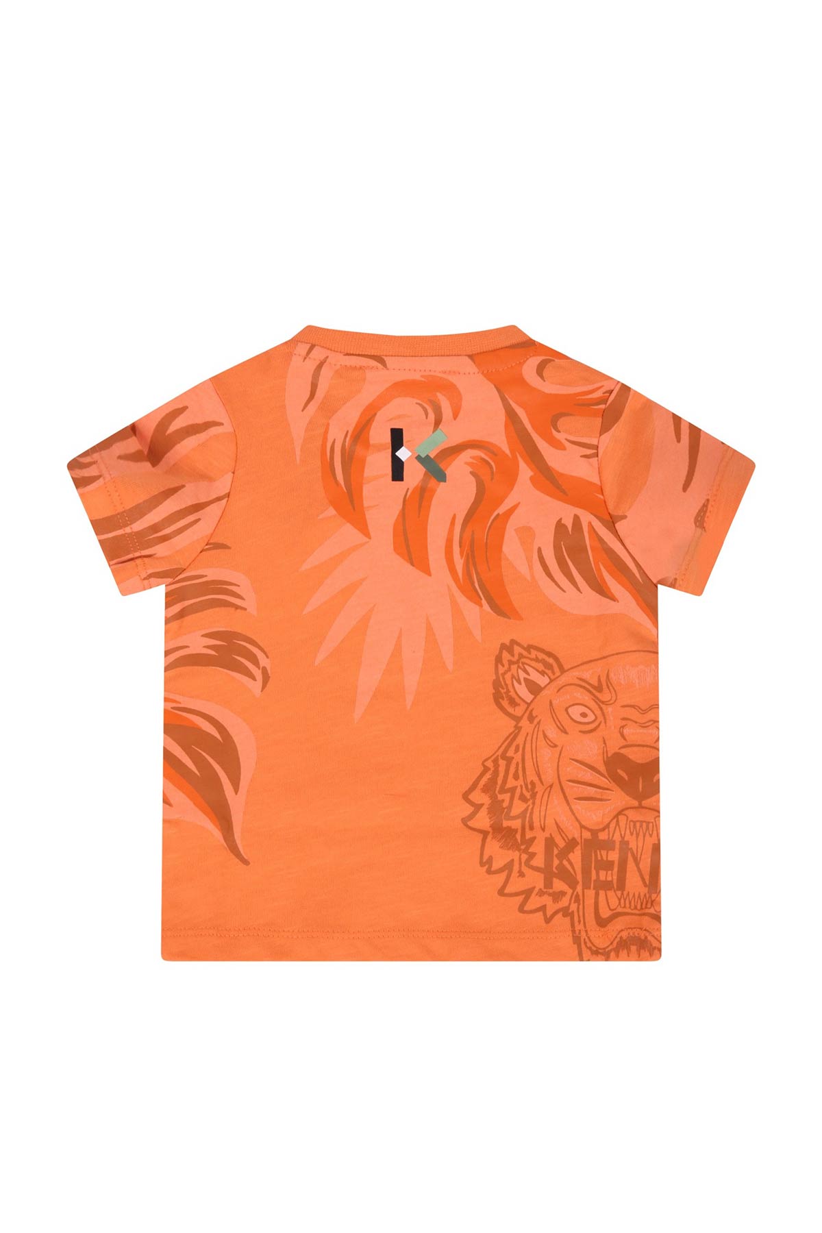 Kenzo Kids 12 Ay Erkek Bebek Renkli Logolu T-shirt-Libas Trendy Fashion Store