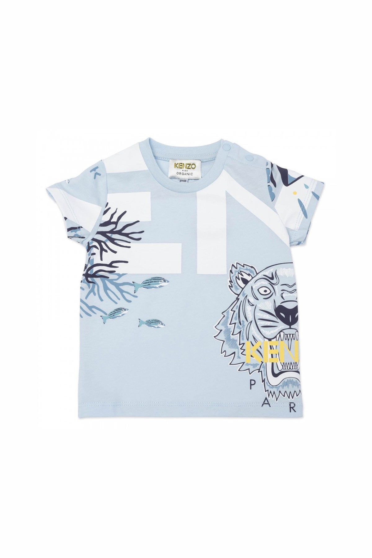 Kenzo Kids 12-18 Ay Erkek Bebek Logolu T-shirt-Libas Trendy Fashion Store