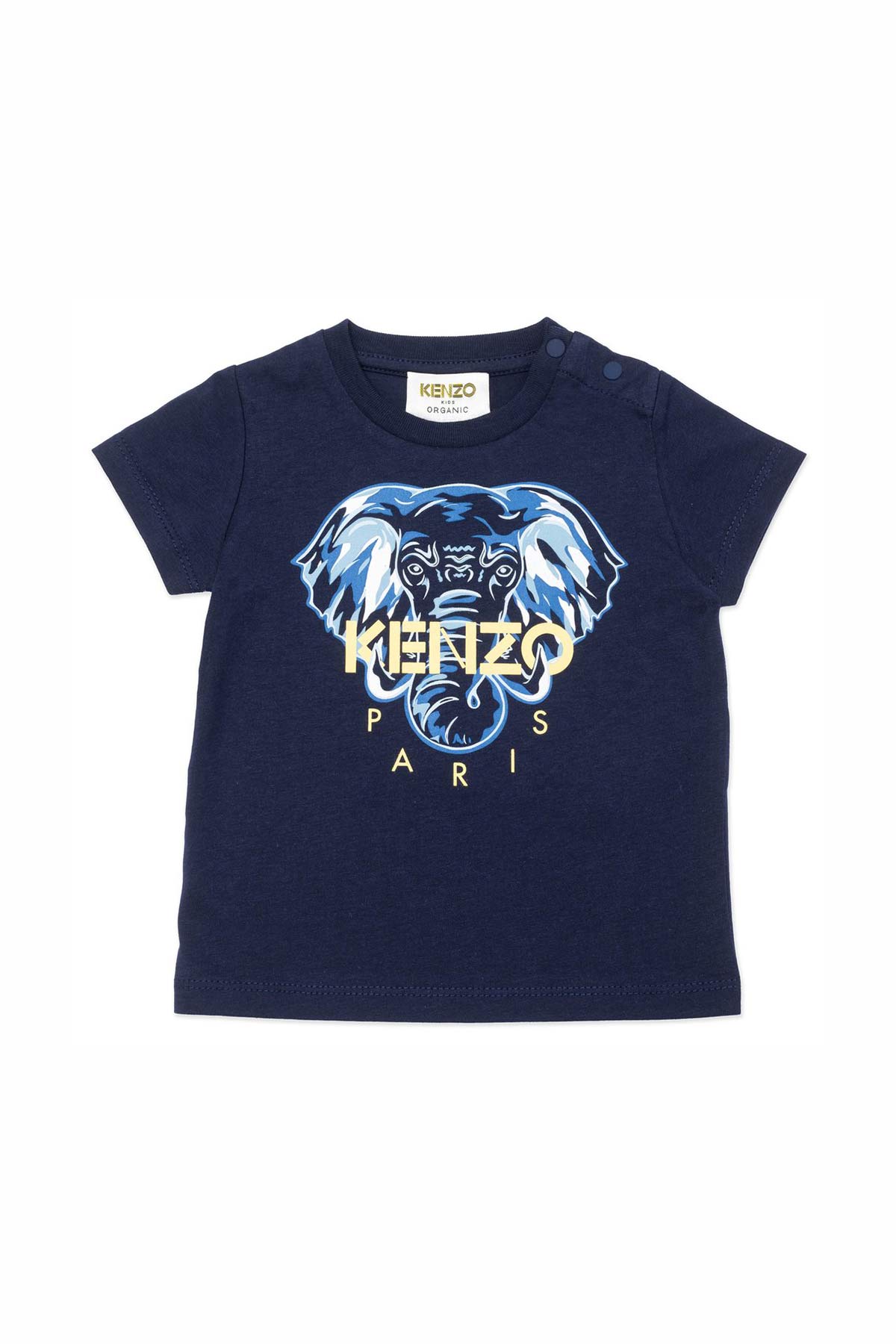 Kenzo Kids 12-18 Ay Erkek Bebek Fil Logolu T-shirt-Libas Trendy Fashion Store