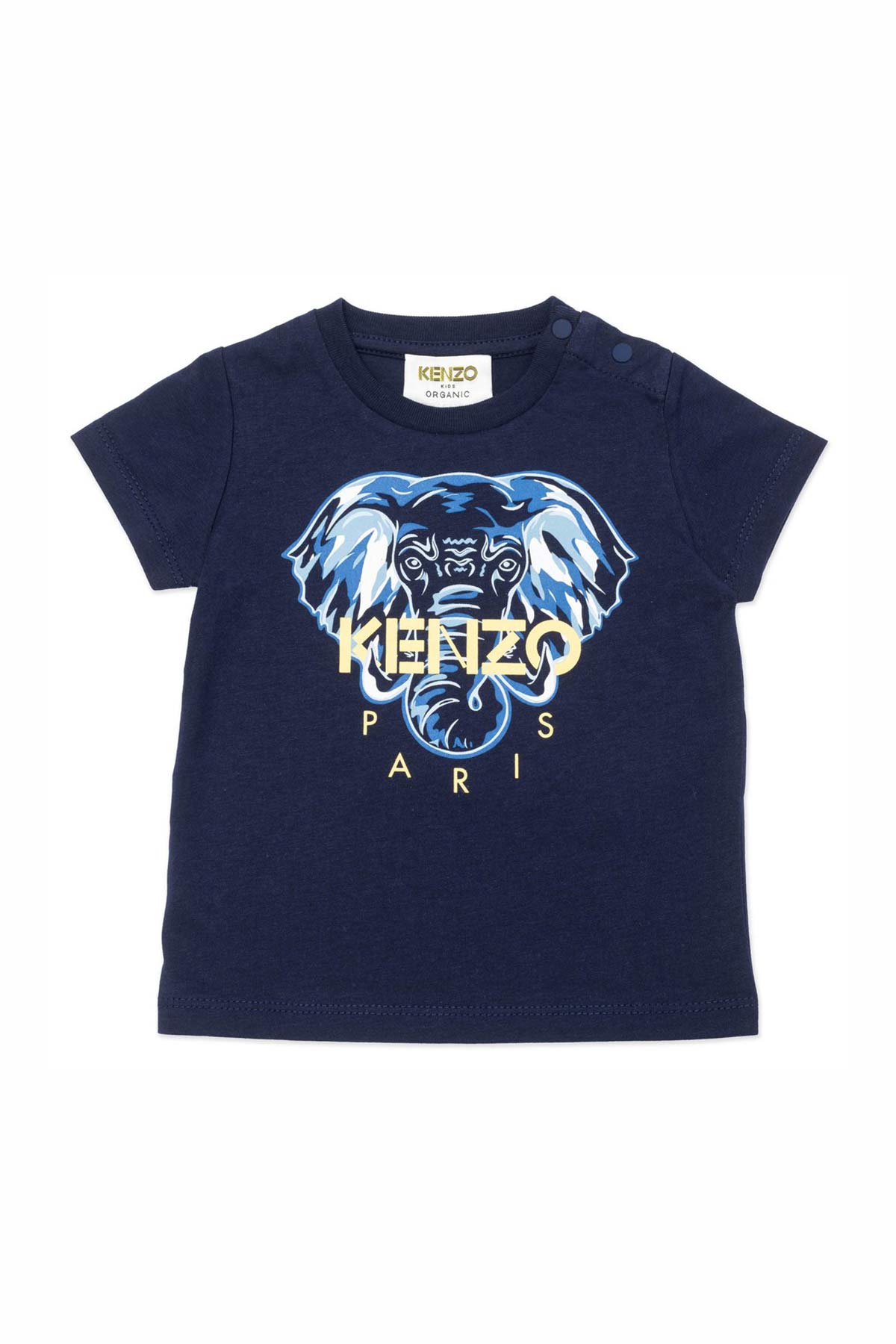 Kenzo Kids 2 Yaş Erkek Çocuk Fil Logolu T-shirt-Libas Trendy Fashion Store