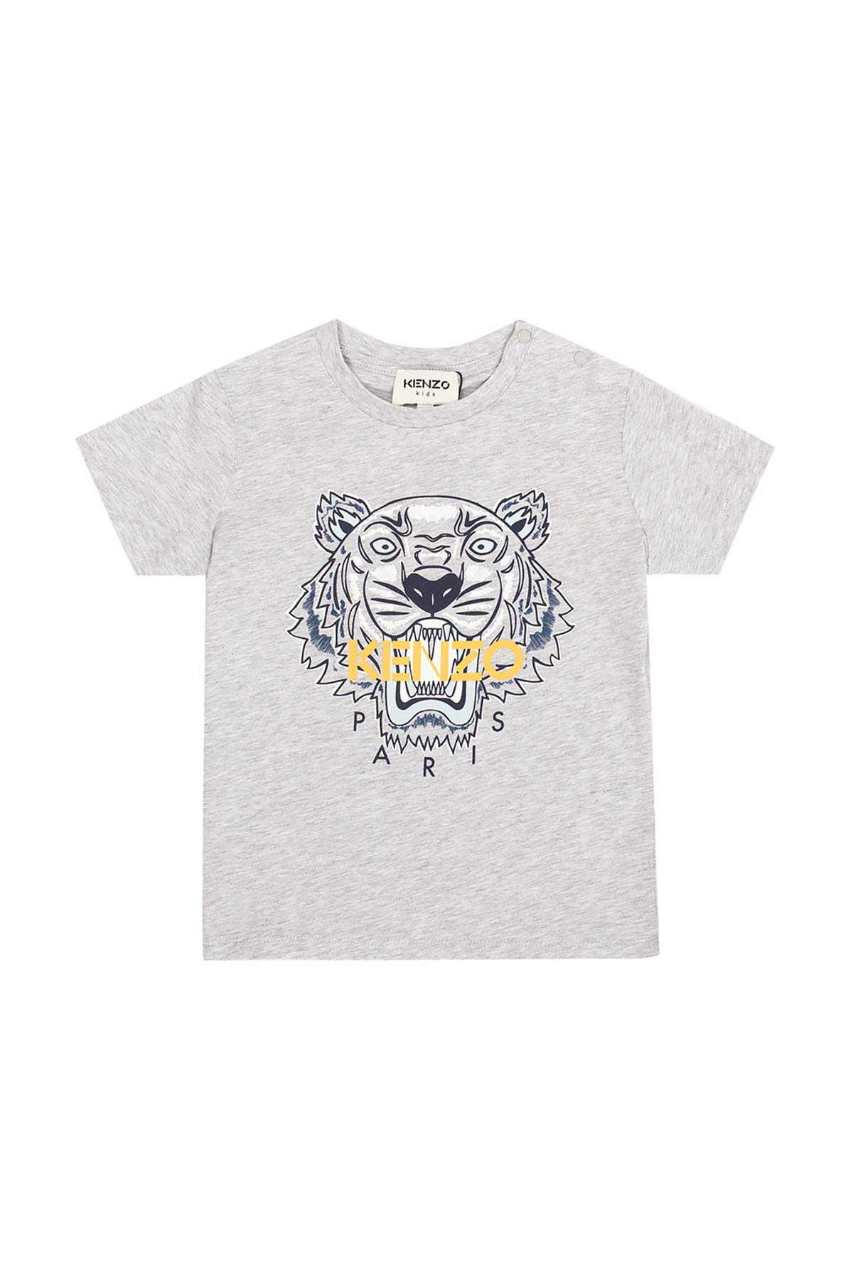 Kenzo Kids 12-18 Ay Erkek Bebek Kaplan Logolu T-shirt-Libas Trendy Fashion Store