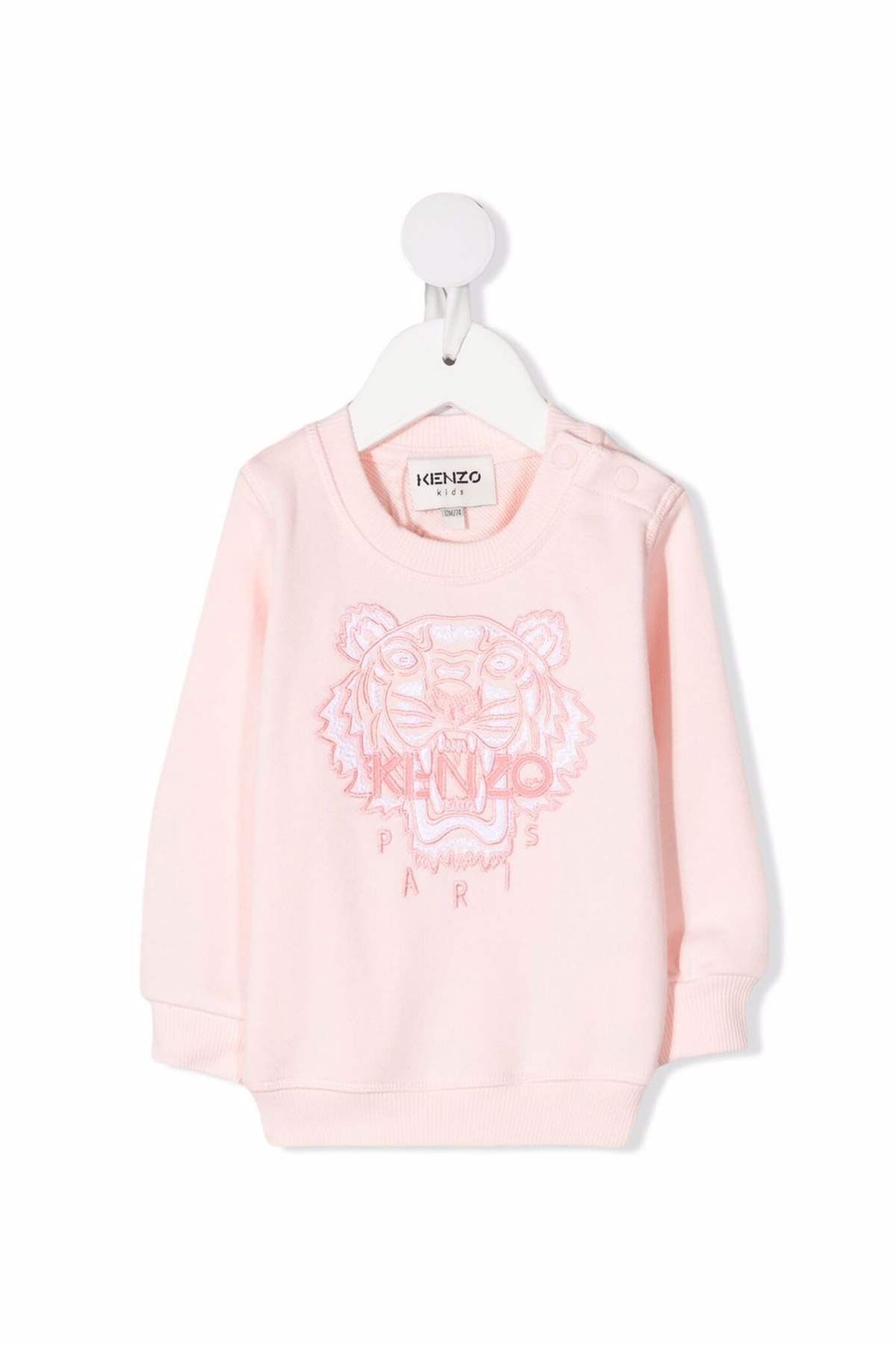 Kenzo Kids 12-18 Ay Kız Bebek Kaplan Logolu Sweatshirt-Libas Trendy Fashion Store