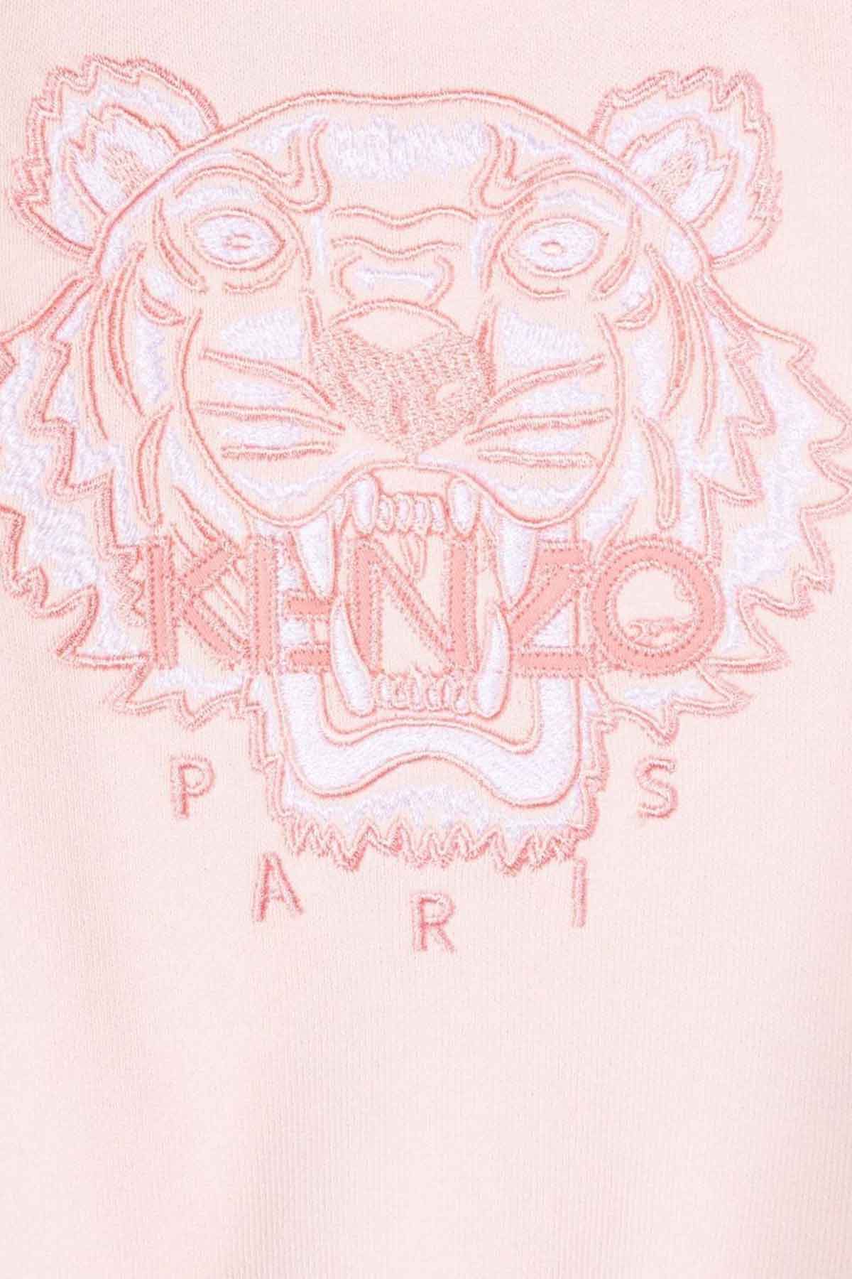 Kenzo Kids 12-18 Ay Kız Bebek Kaplan Logolu Sweatshirt-Libas Trendy Fashion Store