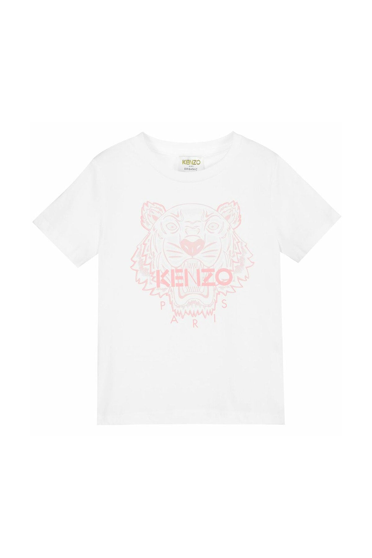 Kenzo Kids 2-6 Yaş Kız Çocuk Kaplan Logolu T-shirt-Libas Trendy Fashion Store