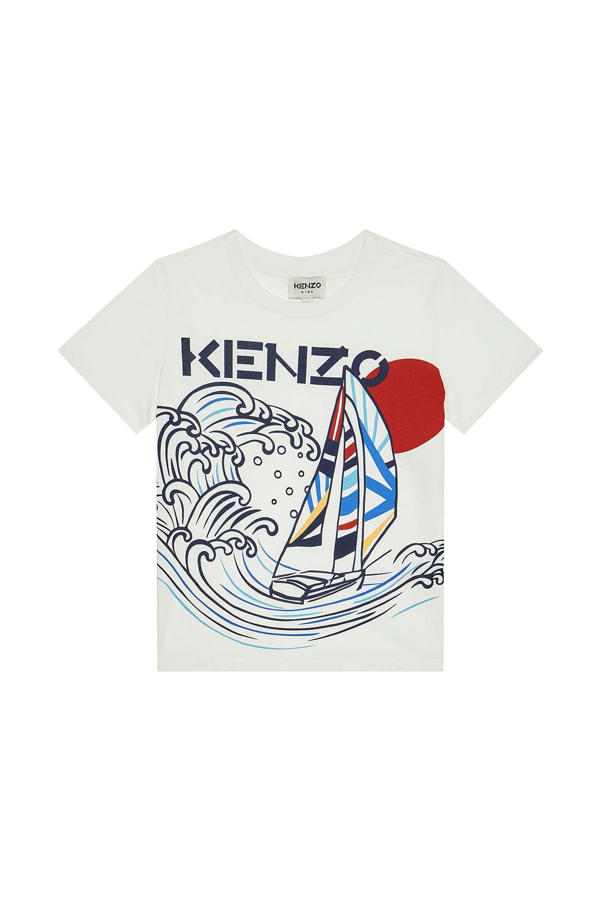 Kenzo Kids 3-6 Yaş Erkek Çocuk Yelken Temalı T-shirt-Libas Trendy Fashion Store