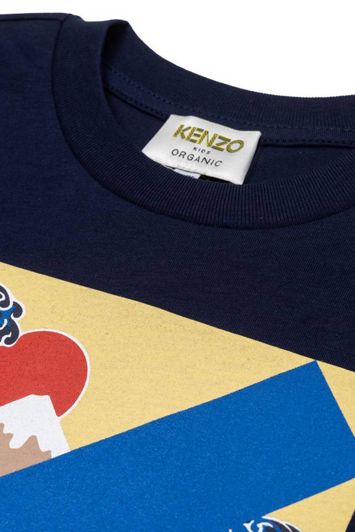 Kenzo Kids 3-6 Yaş Erkek Çocuk Logolu Marin T-shirt-Libas Trendy Fashion Store