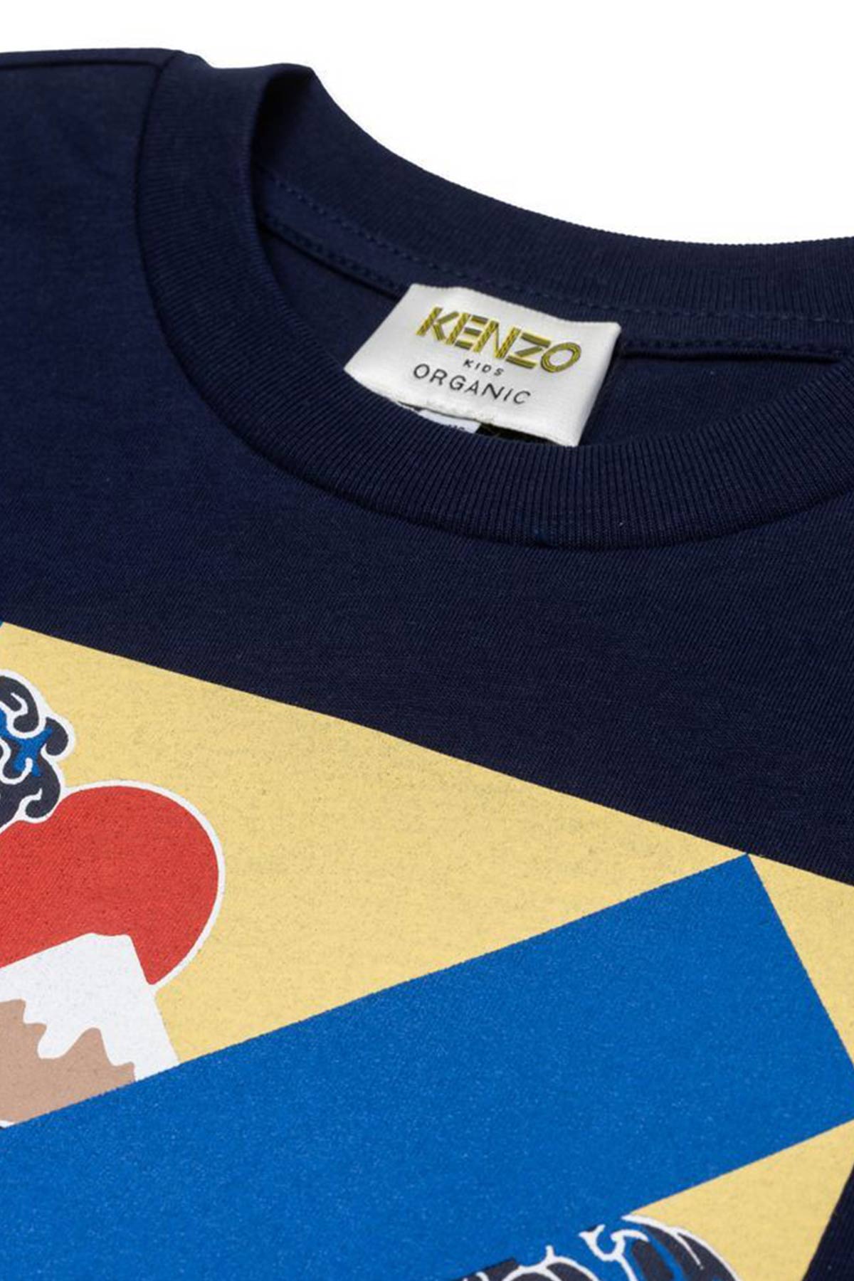 Kenzo Kids 8 Yaş Erkek Çocuk Logolu Marin T-shirt-Libas Trendy Fashion Store