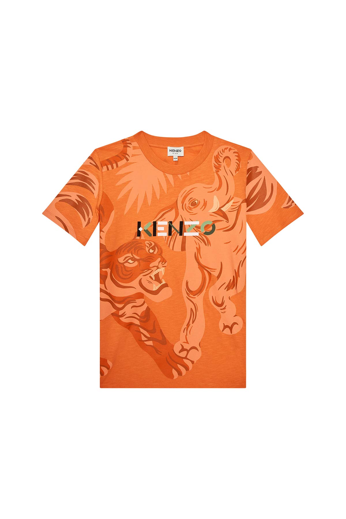 Kenzo Kids 3-6 Yaş Erkek Çocuk Logolu T-shirt-Libas Trendy Fashion Store
