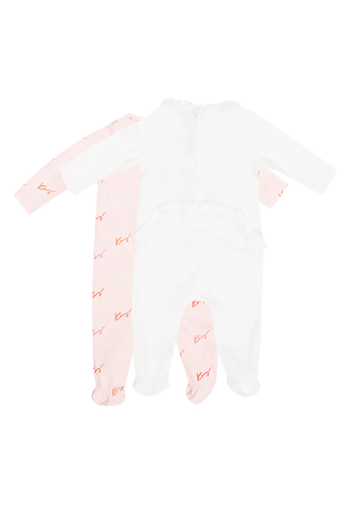 Kenzo Kids 3-9 Ay Kız Bebek Tulum Set-Libas Trendy Fashion Store