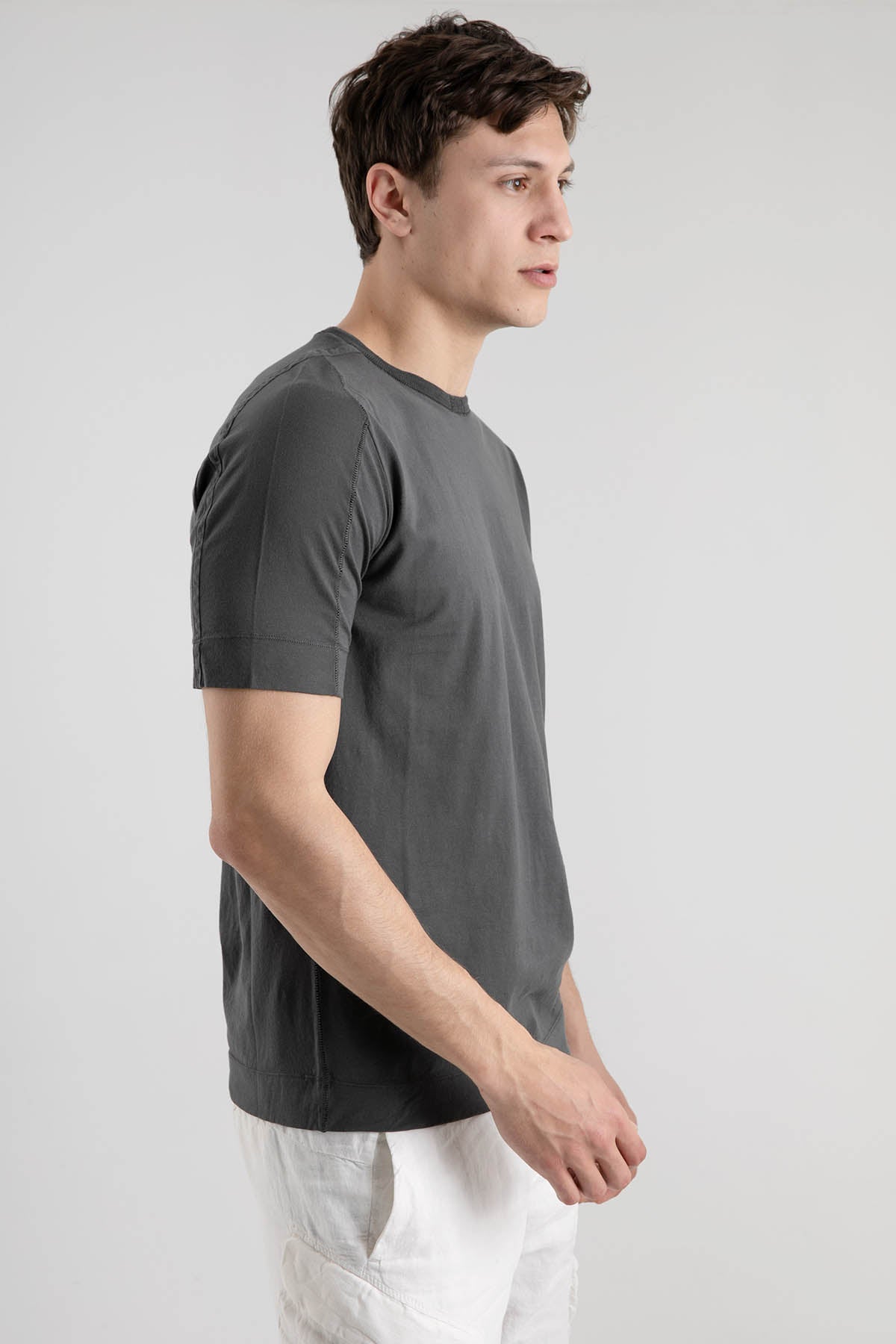 Transit Yuvarlak Yaka Kısa Kollu T-shirt-Libas Trendy Fashion Store