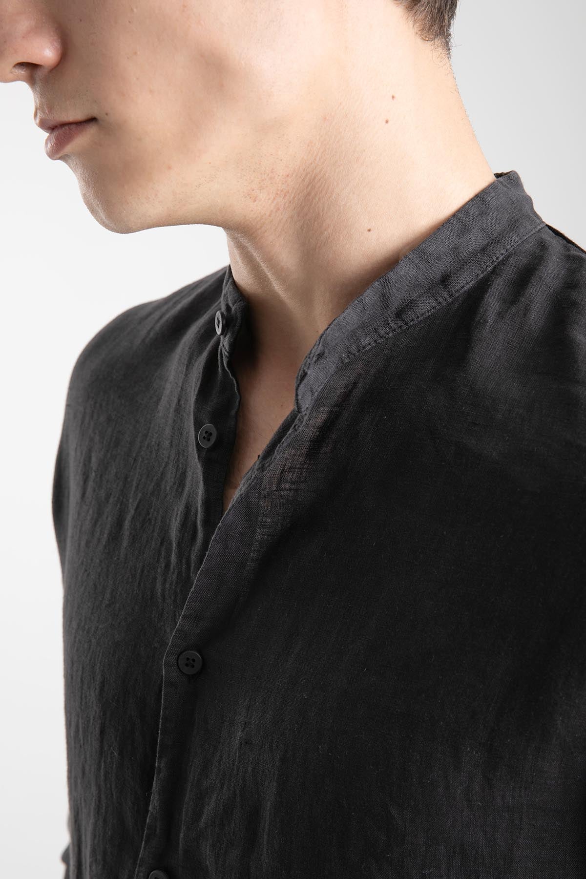 Transit Hakim Yaka Keten Gömlek-Libas Trendy Fashion Store