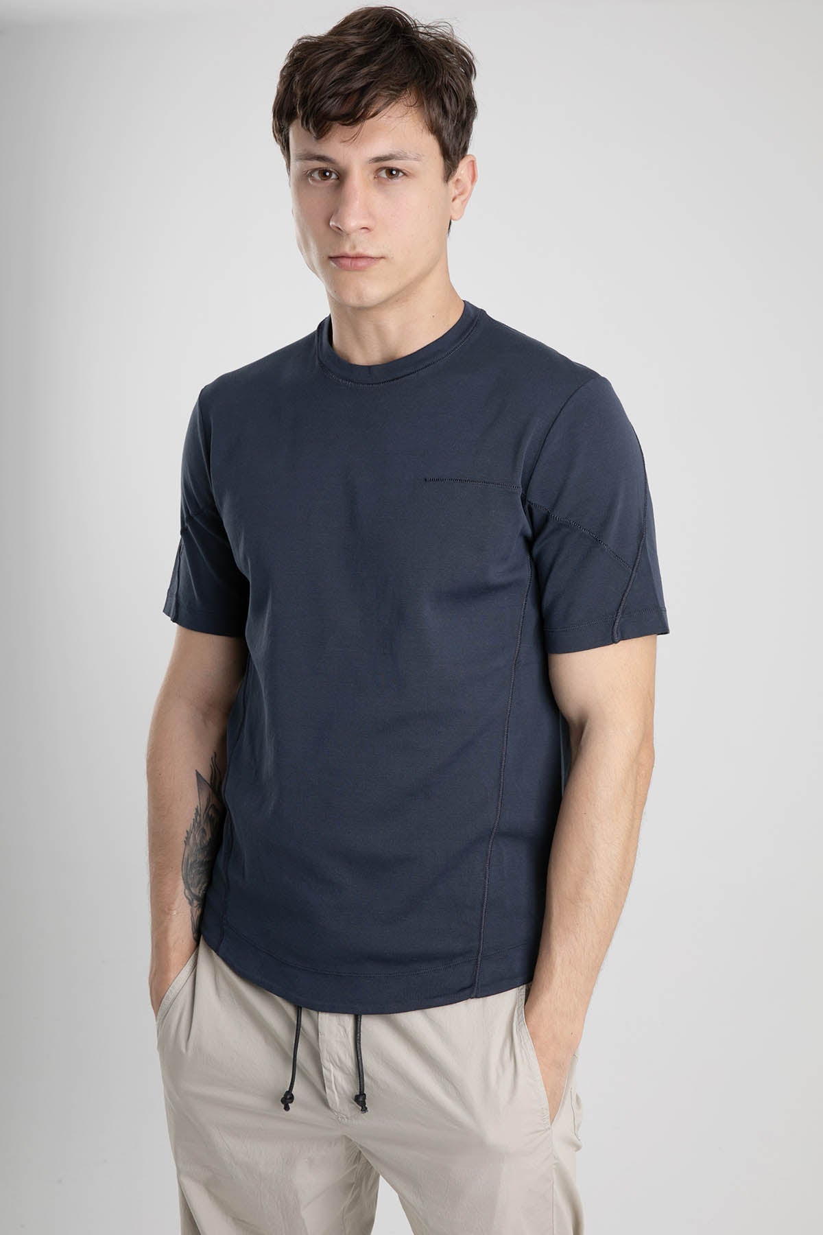 Transit Yuvarlak Yaka Kısa Kollu T-shirt