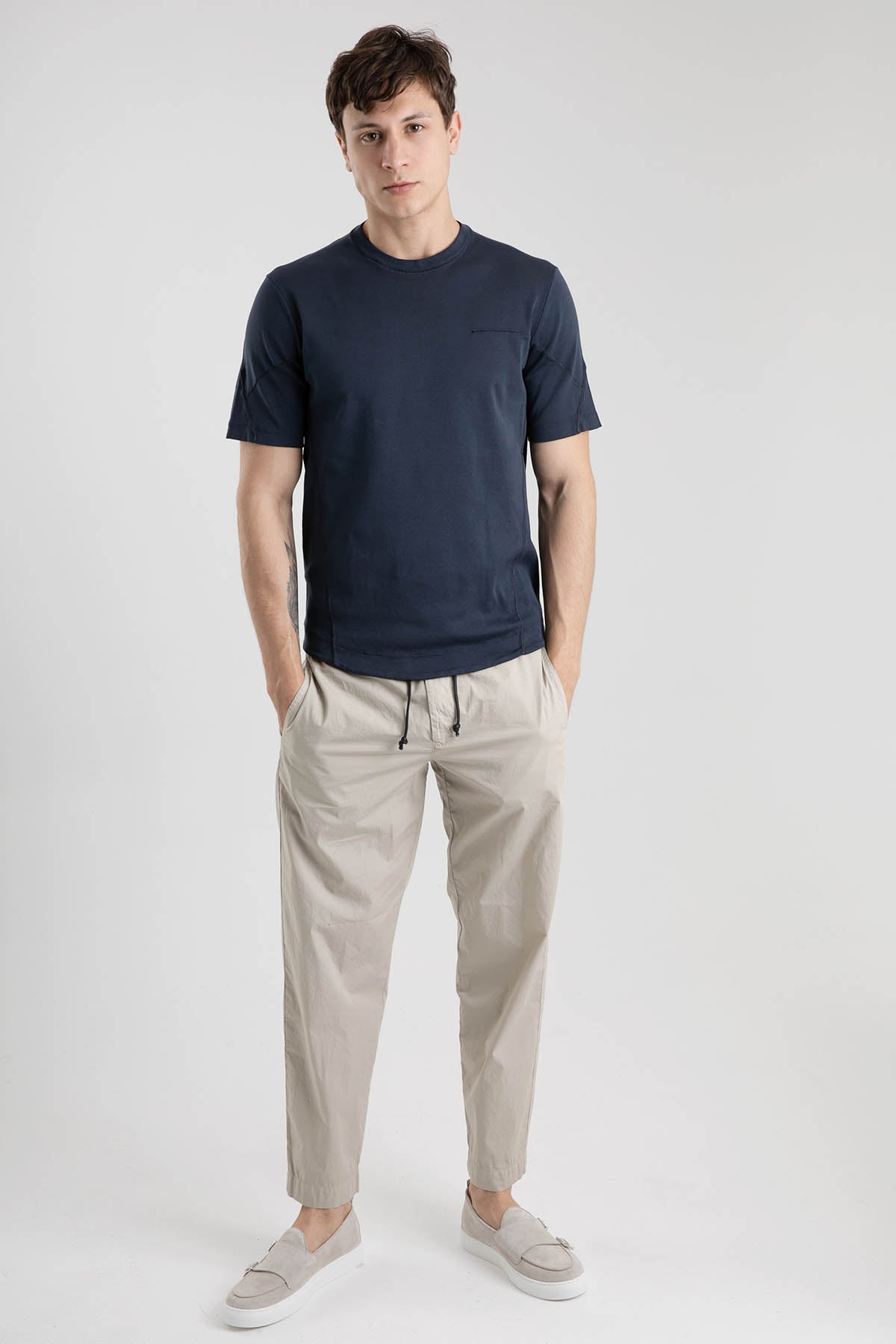 Transit Yuvarlak Yaka Kısa Kollu T-shirt