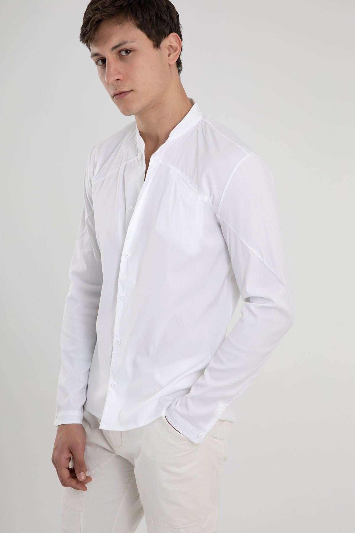 Transit Cep Detaylı Hakim Yaka Gömlek-Libas Trendy Fashion Store